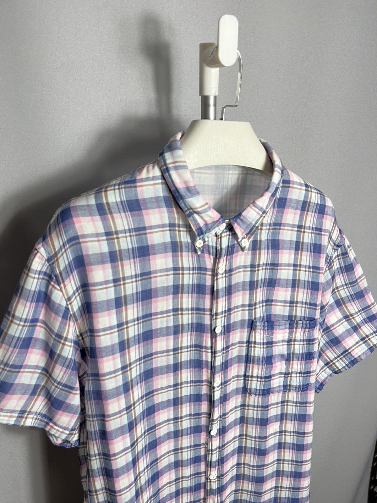 Stone Island Stone Island Denim shirt button down mens check plaid XXXL Size US XXL / EU 58 / 5 - 2 Thumbnail