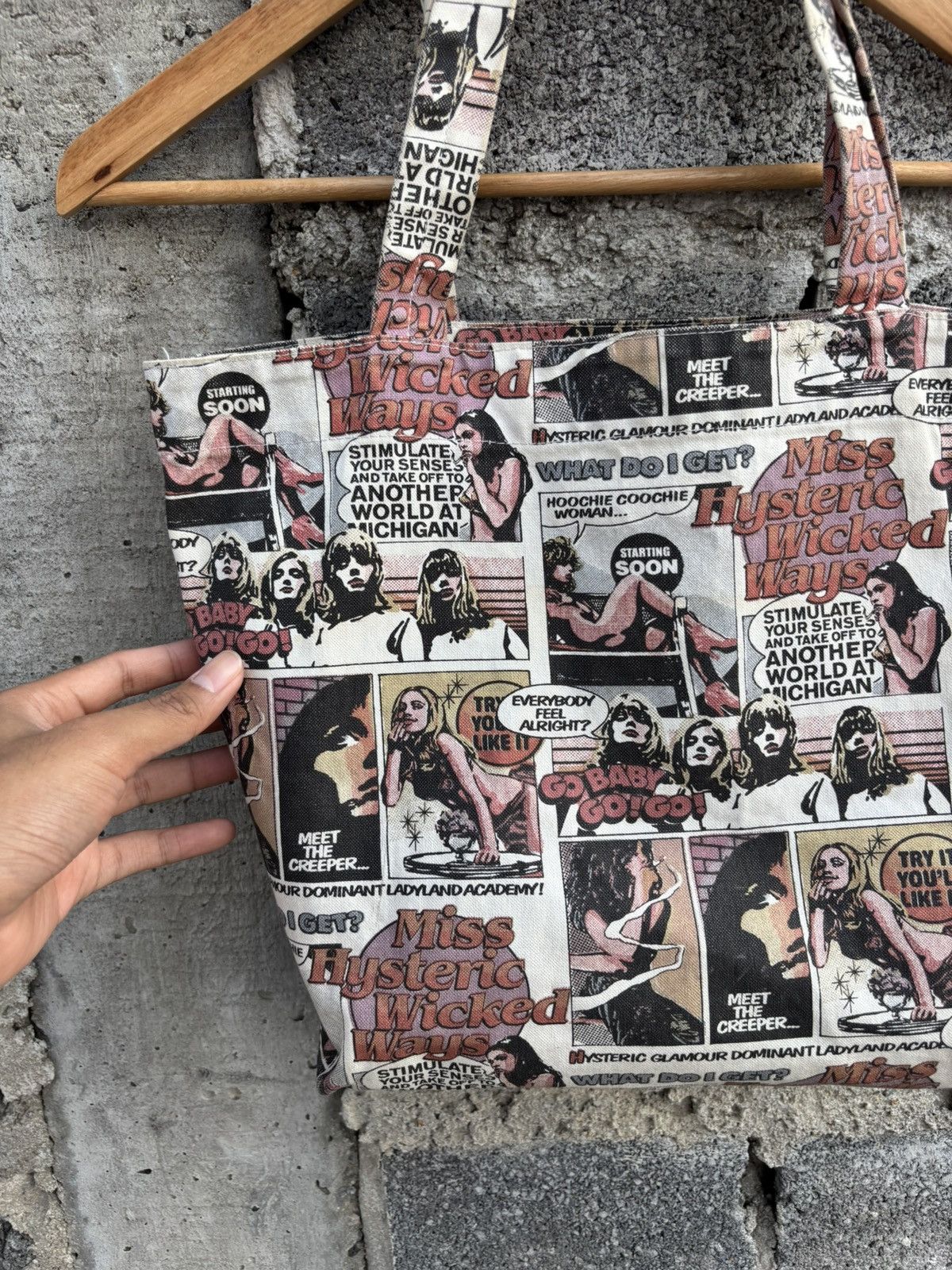 Hysteric Glamour Vintage Hysteric Glamour Bag Y2K Tote Size ONE SIZE - 3 Thumbnail