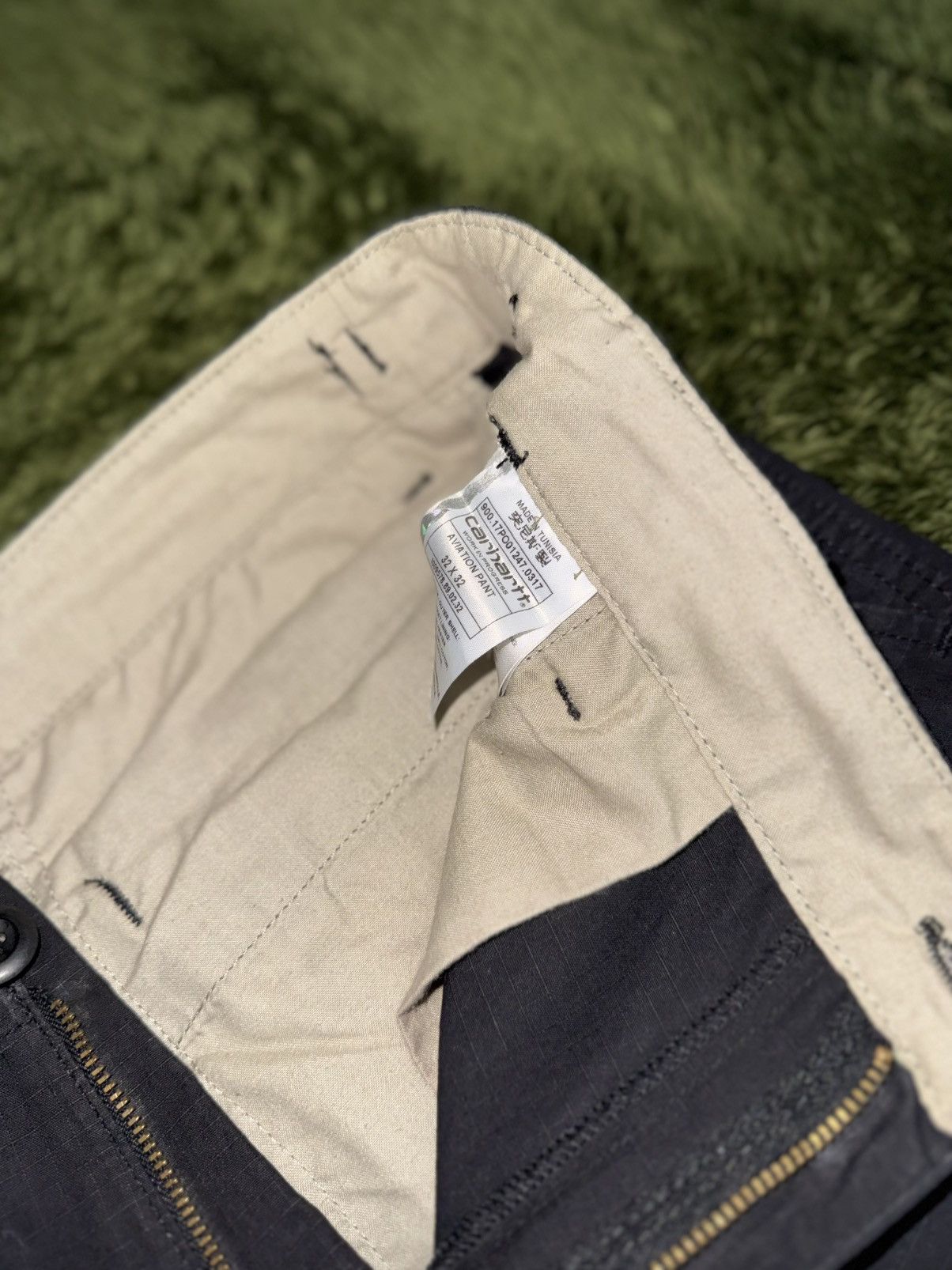 Carhartt Wip [32x32] Carhartt WIP Aviation Ripstop Cargo Pants Black Size US 32 / EU 48 - 4 Thumbnail