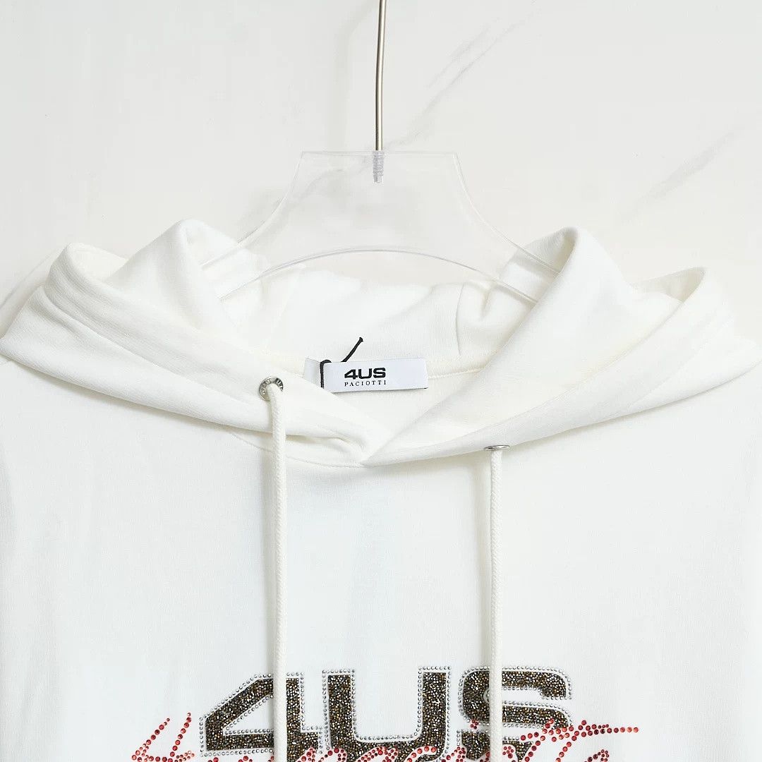 Other 4US Men's Letter Rhinestone Hoodie Size US M / EU 48-50 / 2 - 2 Thumbnail