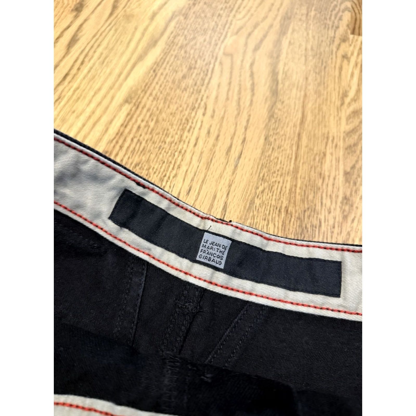 Denime VINTAGE Girbaud Jeans Men 31 30x30 Black Denim 5-Pocket Wide-Leg 90s Retro Baggy Classic Style Mens Size US 31 - 6 Thumbnail