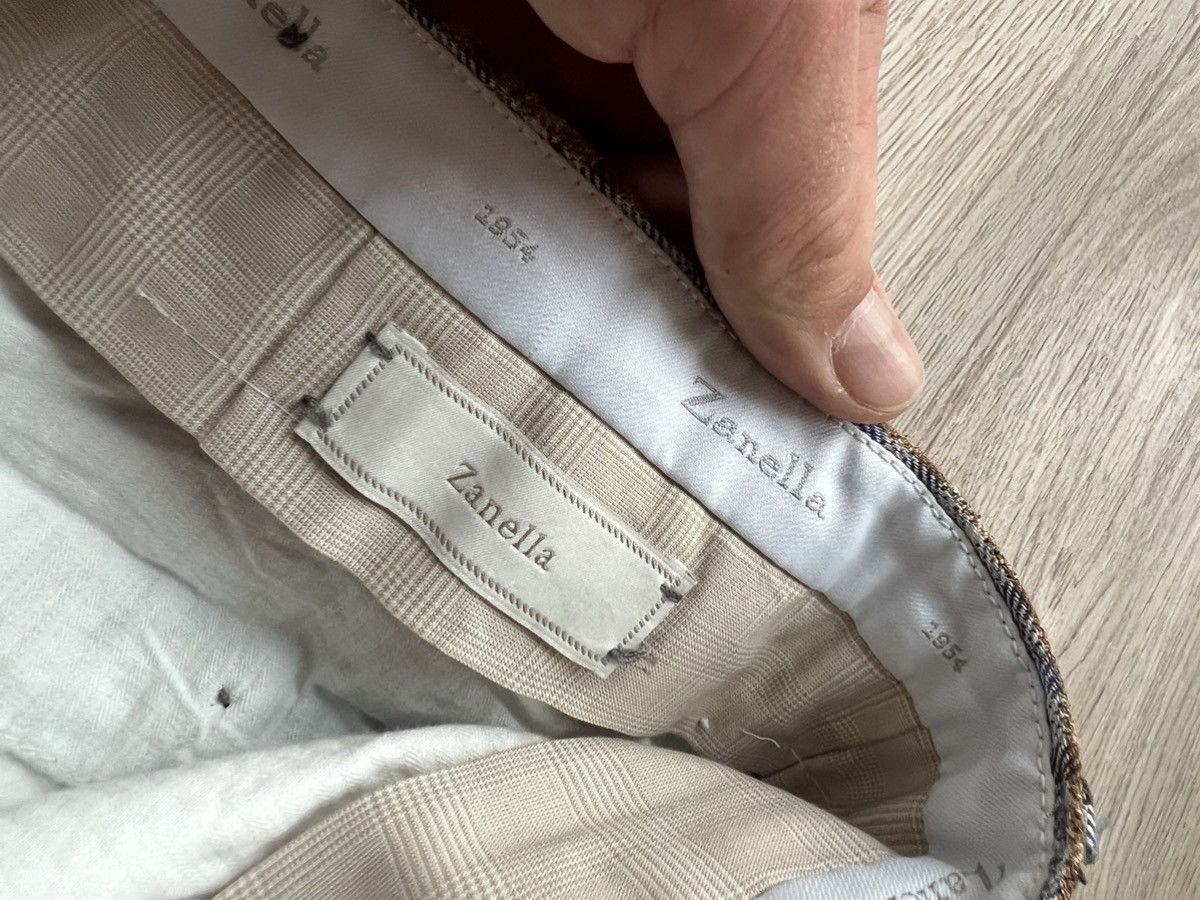 Zanella Zanella Checked Dress Trousers Chino Pants Size US 36 / EU 52 - 6 Thumbnail