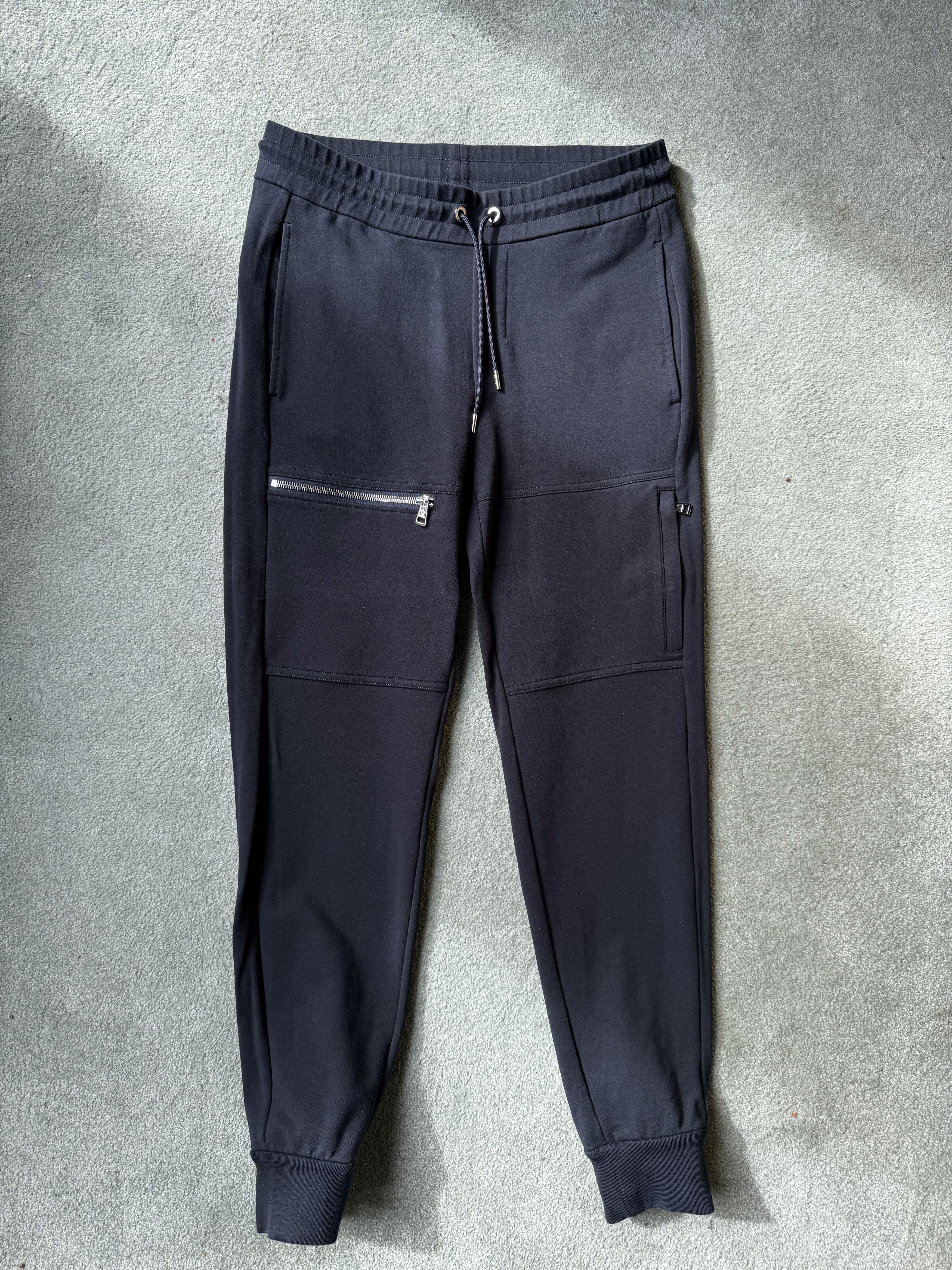 Moncler Moncler Men's Sweatpants In Blue With zip detail Size US 31 - 13 Thumbnail
