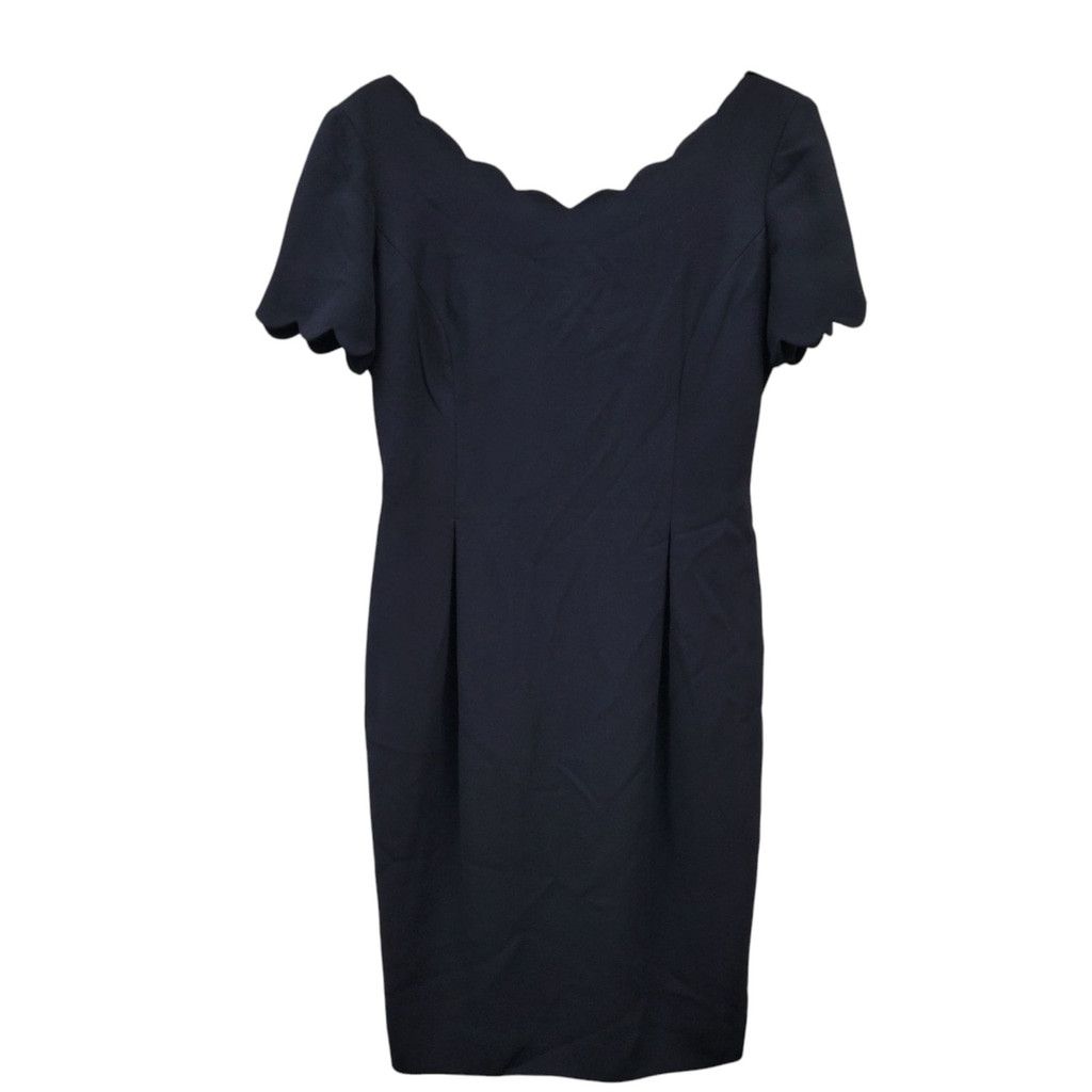 MAGGY LONDON Maggy London V-neck Front & Back Knee-length Dress Black Size M / US 6-8 / IT 42-44 - 1 Thumbnail