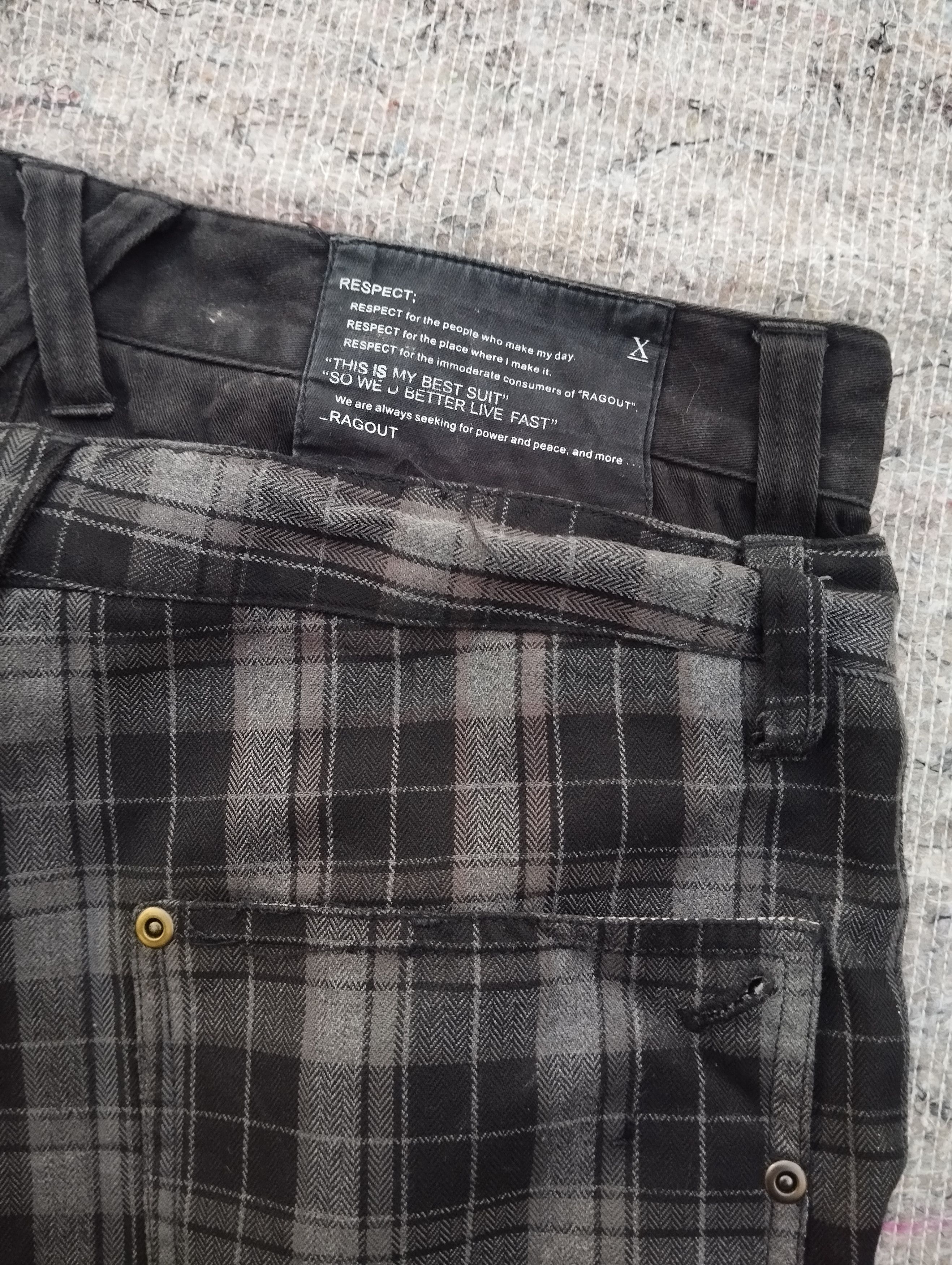 Japanese Brand RAGOUT Double waist pants Size US 30 / EU 46 - 6 Thumbnail