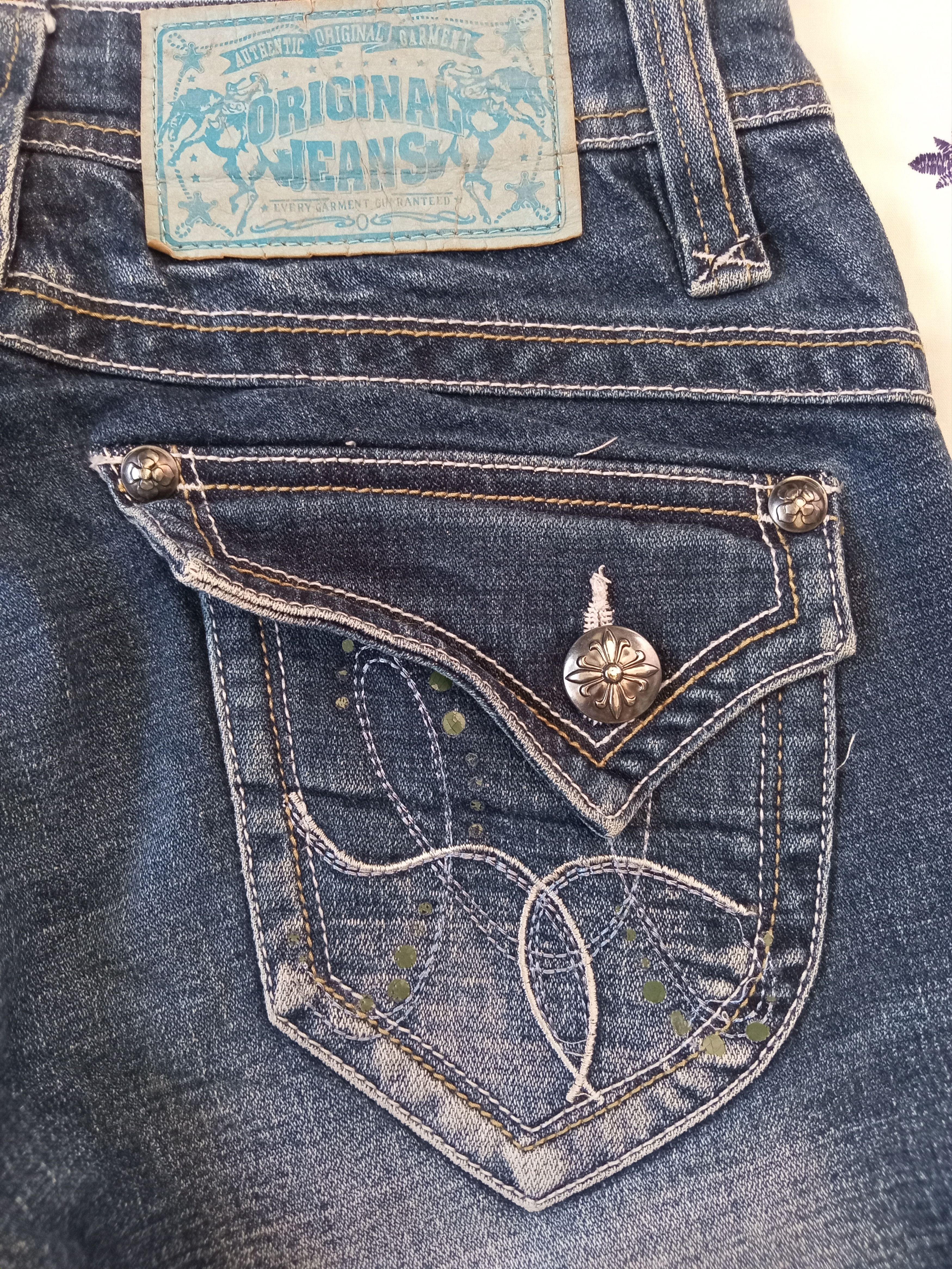 Japanese Brand Original Jeans Garment Japanese Flared Jeans Size 28" / US 6 / IT 42 - 10 Thumbnail