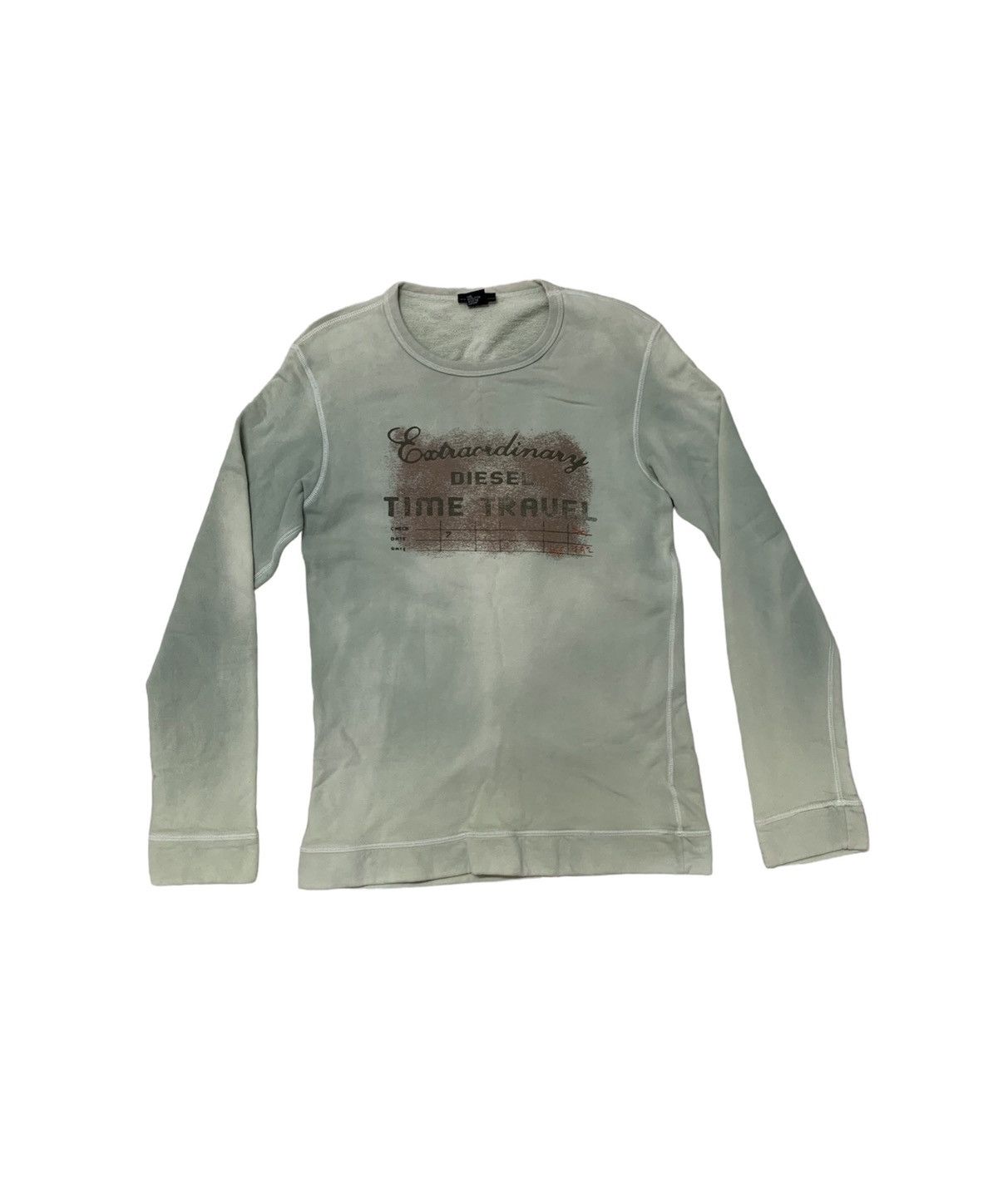 image of Long Sleeve Diesel in Green, Men's (Size Small)