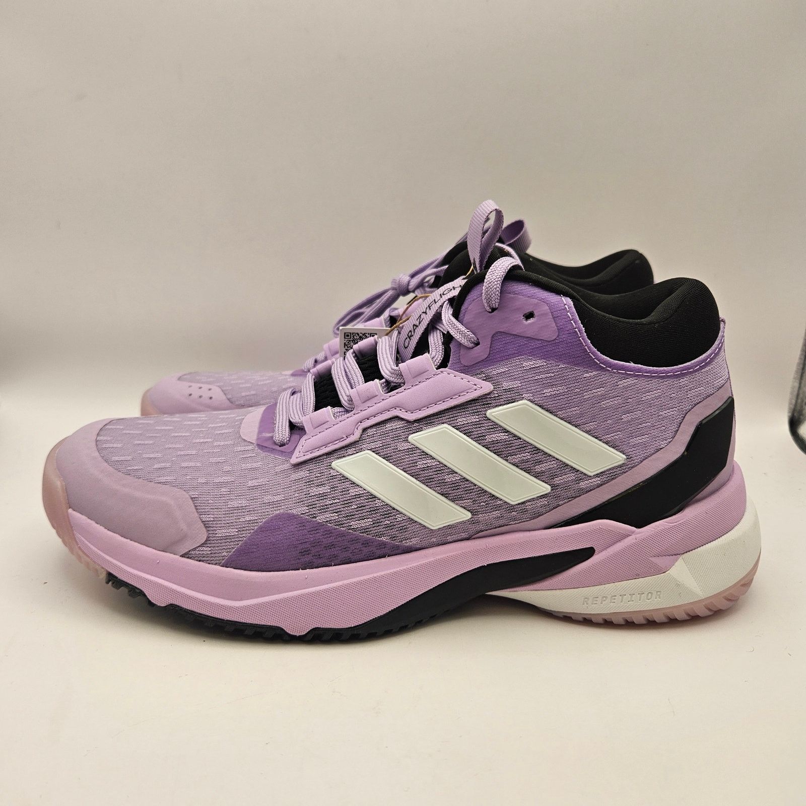 Adidas ADIDAS WOMEN'S 6.5 CRAZYFLIGHT 6 MID PURPLE INDOOR VOLLEYBAL Size US 6.5 / IT 36.5 - 2 Thumbnail