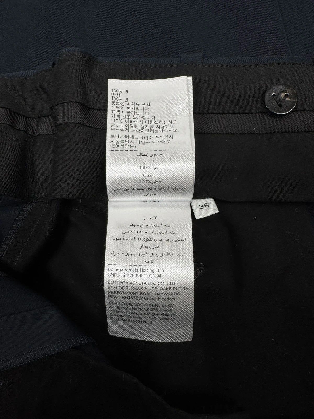 Bottega Veneta Bottega Veneta Tailored Trousers Cotton size 36 Size 26" / US 2 / IT 38 - 17 Thumbnail