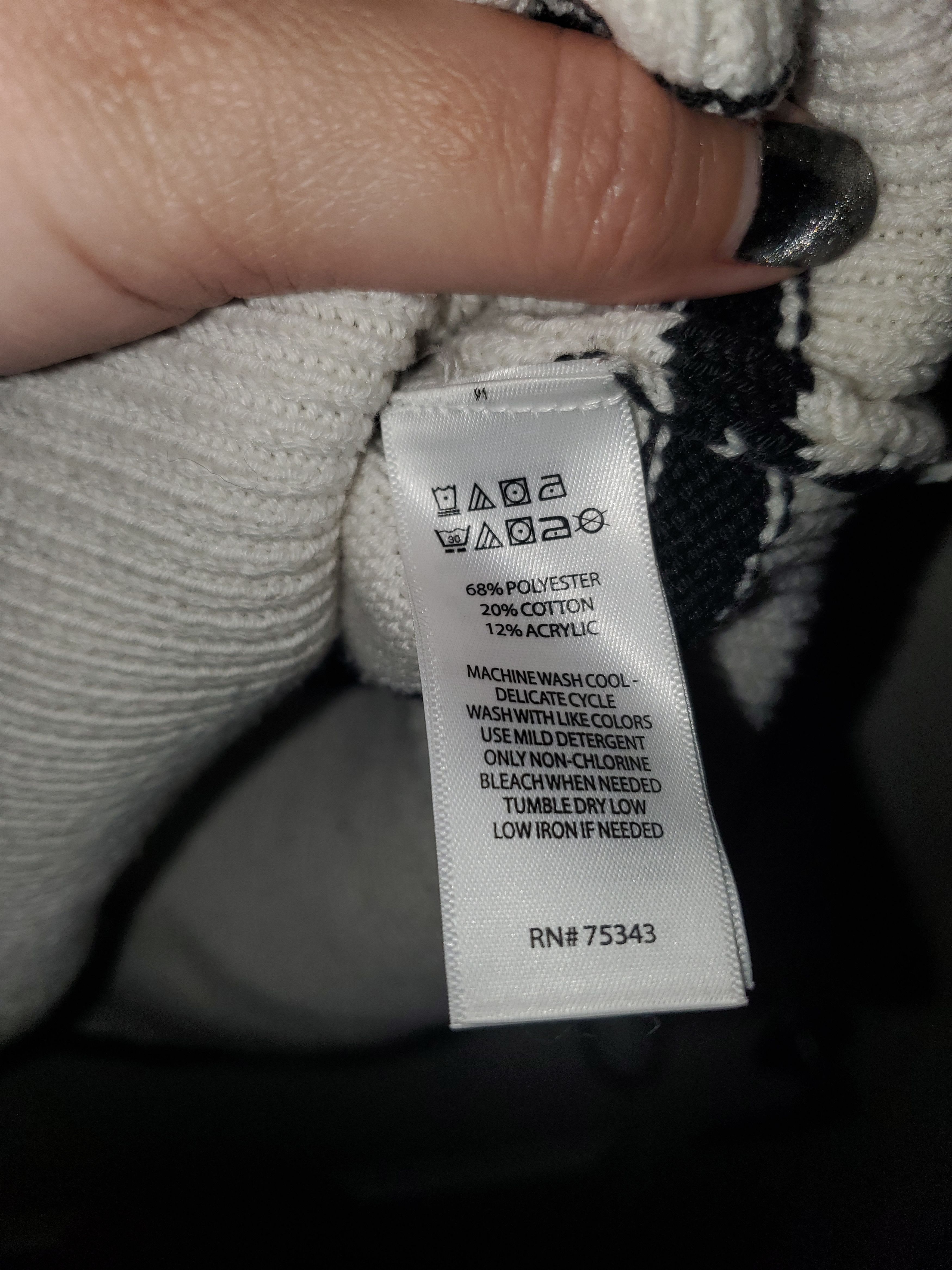 Other Sincerely Jules Black + White Striped Sweater (size L) Size L / US 10 / IT 46 - 2 Thumbnail