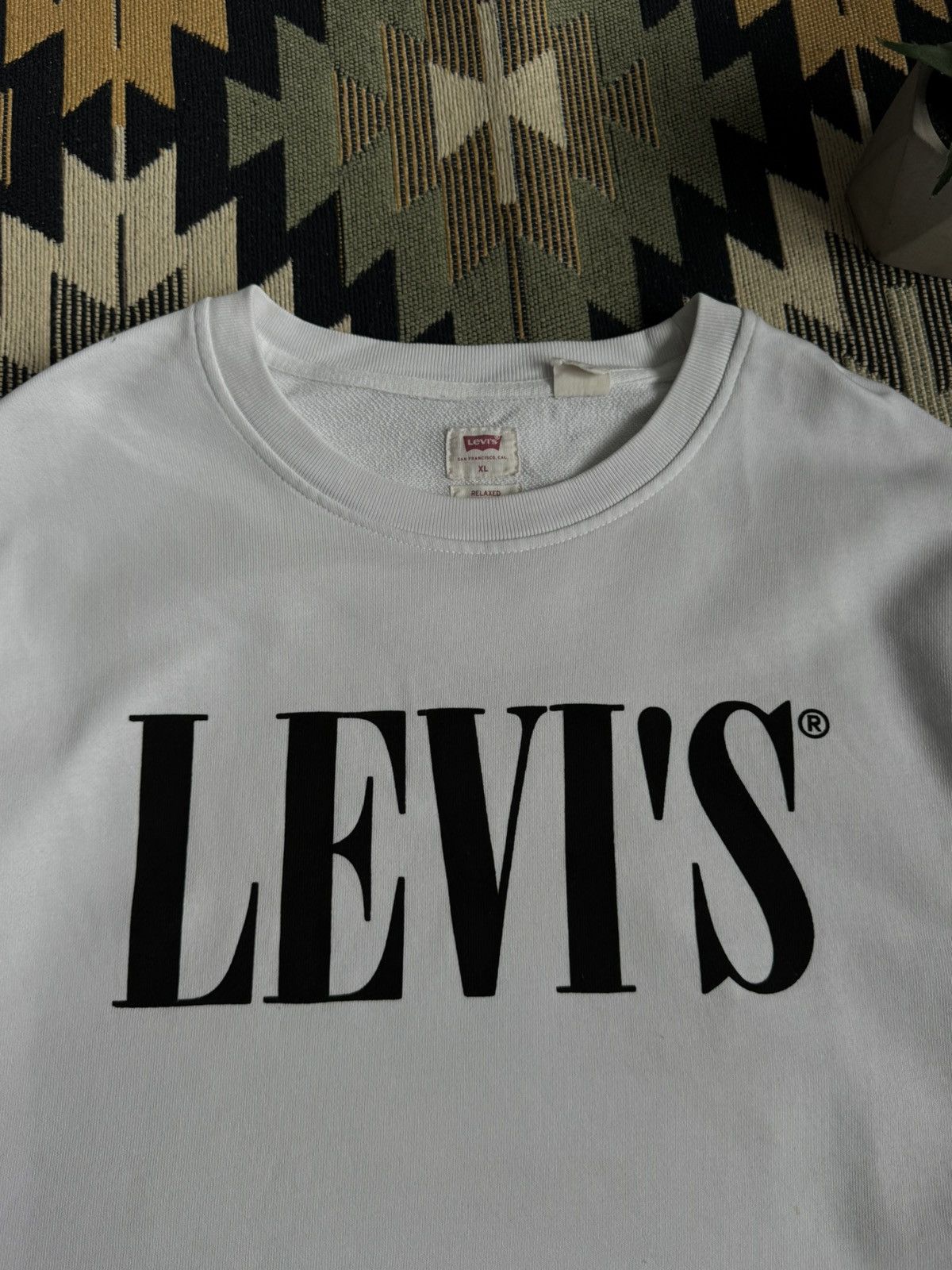 Levi's Vintage Levi’s Big Logo Sweatshirt Size US XL / EU 56 / 4 - 6 Thumbnail