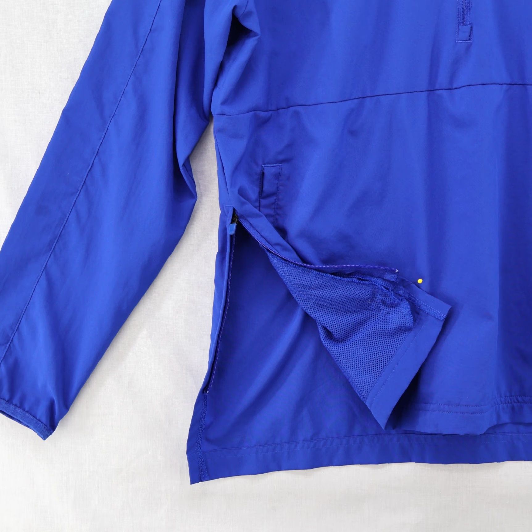 Adidas VINTAGE not applicable; adidas Primegreen Mens Coach Long Sleeve 1/4 Zip Jacket Pocket XS Royal Blue Size US XS / EU 42 / 0 - 4 Thumbnail