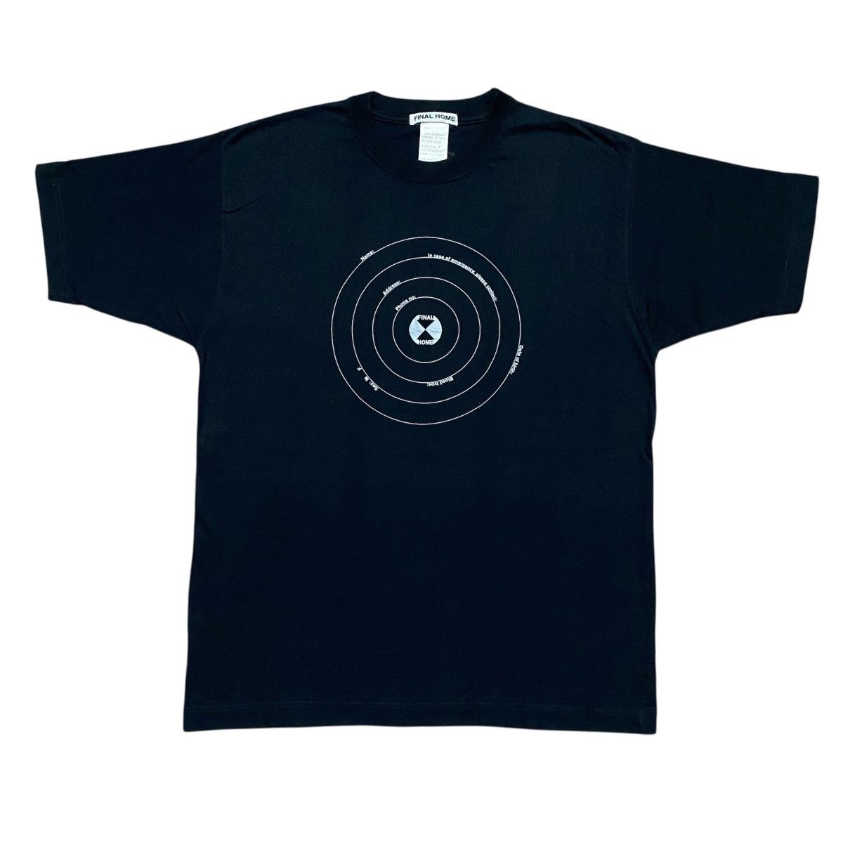 Final Home Rare‼️?Final home Issey Miyake Survival Label T-Shirt 