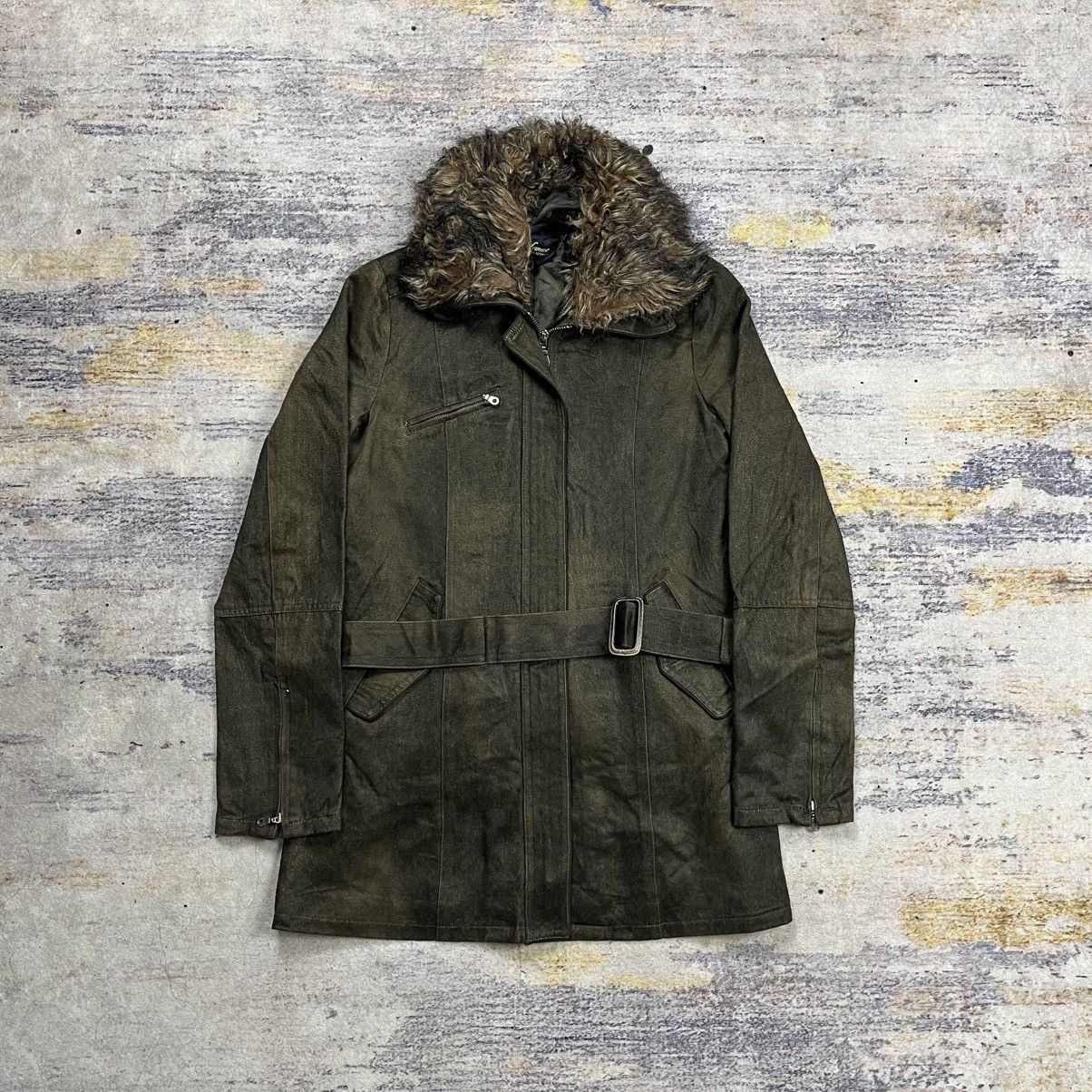 Tornado Mart Tornado mart micro suede fur collar coat jacket Size M / US 6-8 / IT 42-44 - 2 Thumbnail
