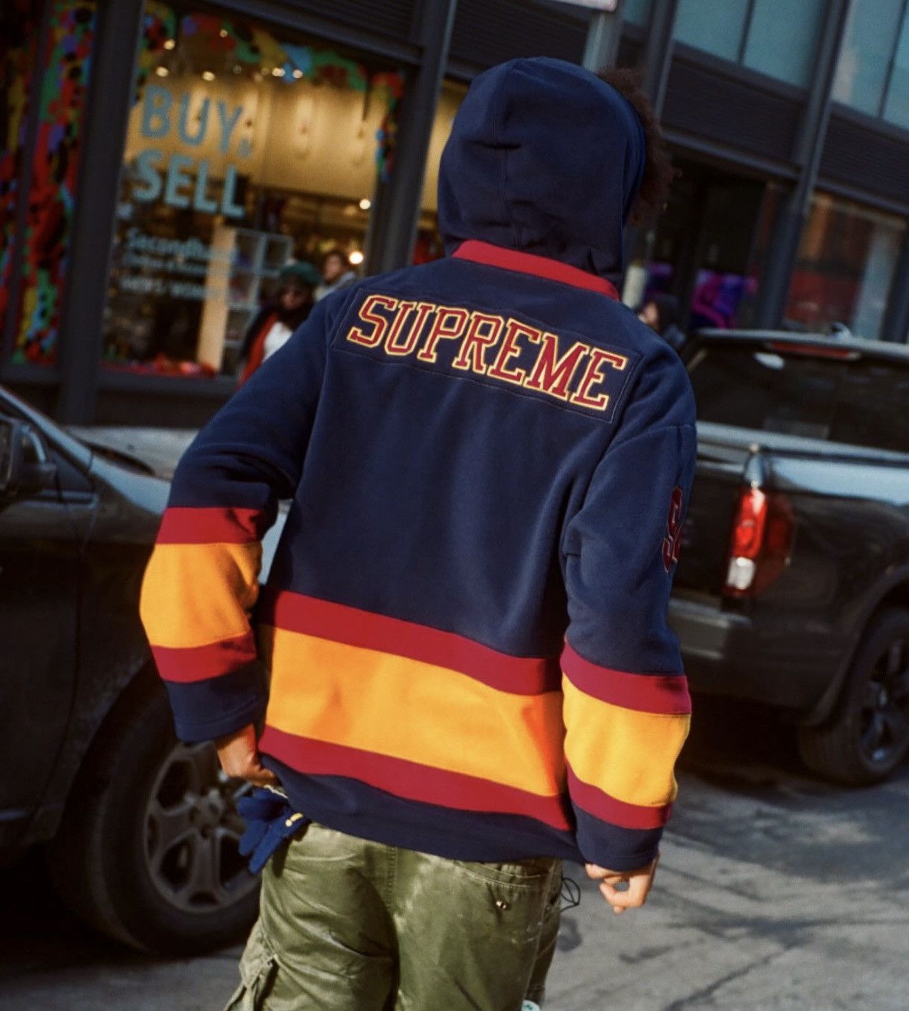 Supreme Supreme Polartec Hooded Hockey Jersey L Size ONE SIZE - 1 Thumbnail