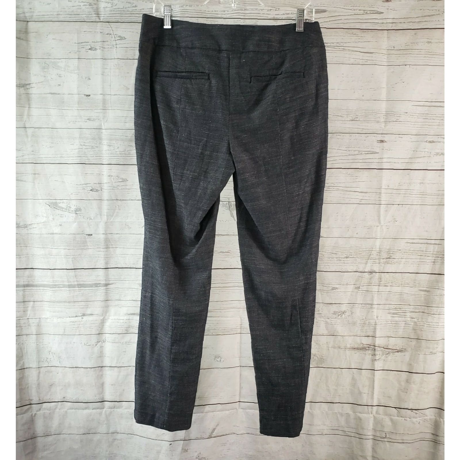 Ann Taylor Ann Taylor LOFT Womens Julie Ankle Pants Sz 4 Blue Mid Rise Rayon Blend Size 27" / US 4 / IT 40 - 3 Thumbnail