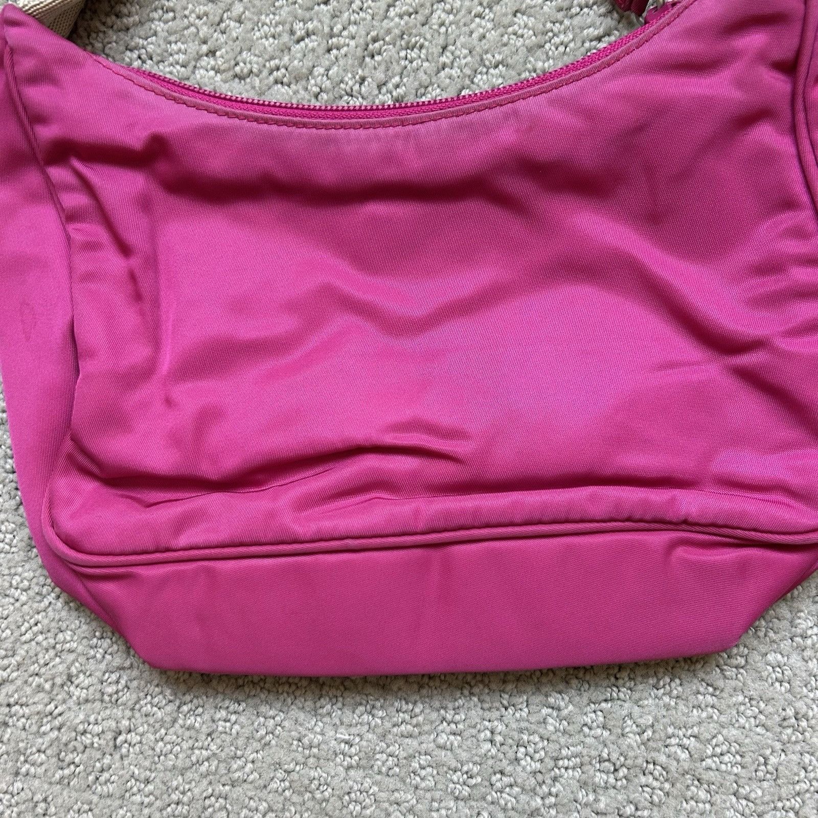 Prada Authentic Prada Pink Nylon Tessuto Messenger Mini Hobo Bag Y Size ONE SIZE - 9 Thumbnail