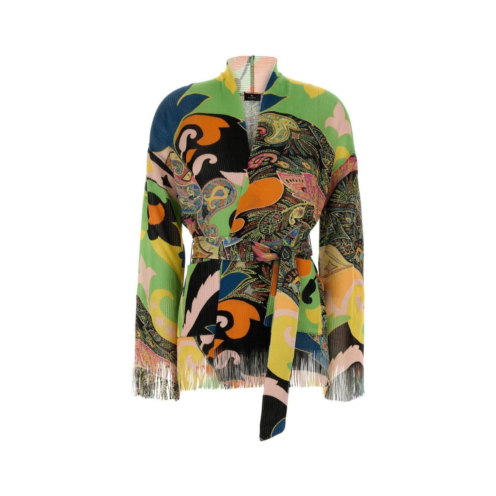 Etro ETRO Multicolor Printed Viscose Cardigan New & Authentic (Wo Size M / US 6-8 / IT 42-44 - 1 Thumbnail