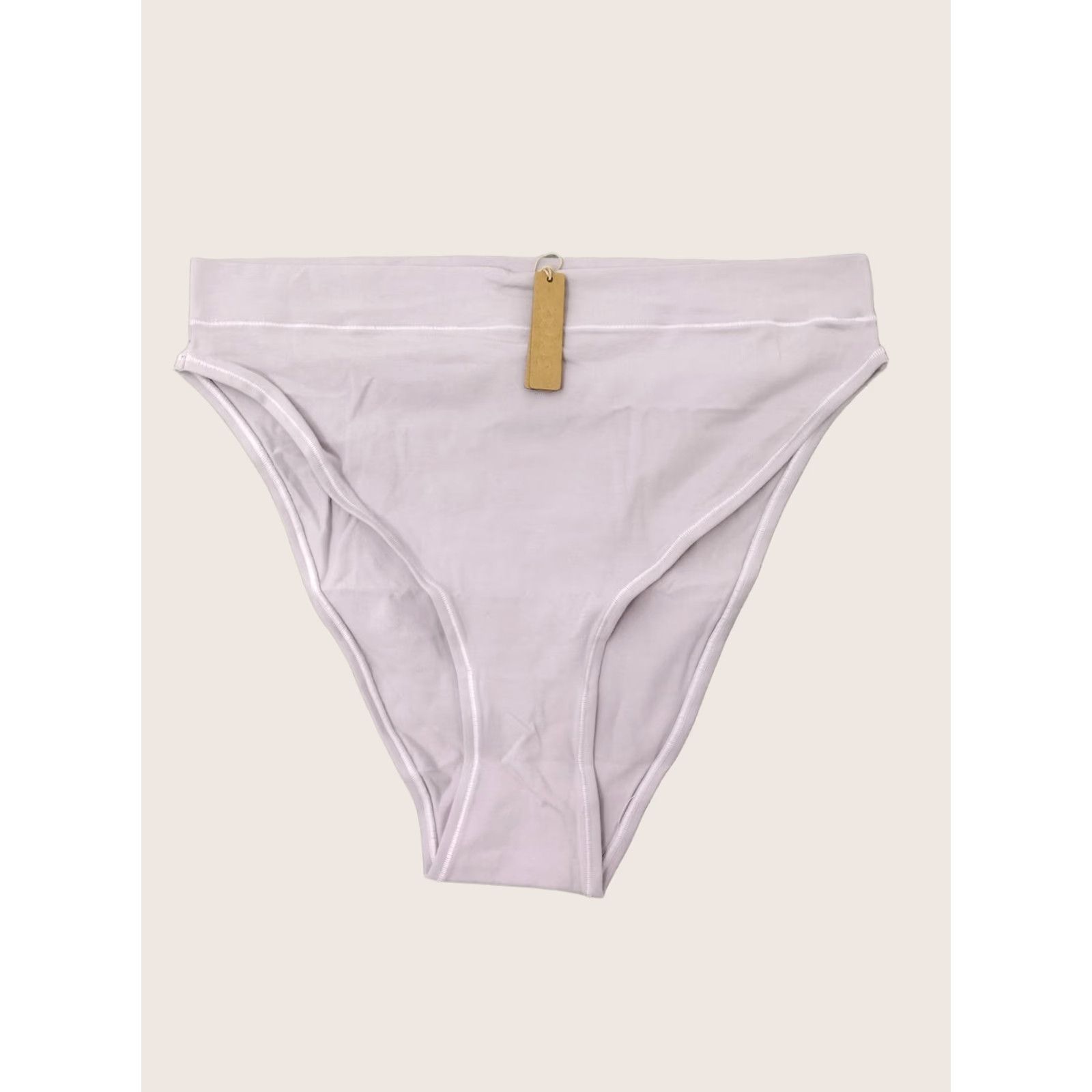 SKIMS SKIMS Tanga Panties Iris Mica 4X Plus Size Cotton Blend Underwear Women Clothing Size 40" / US 18 - 1 Thumbnail