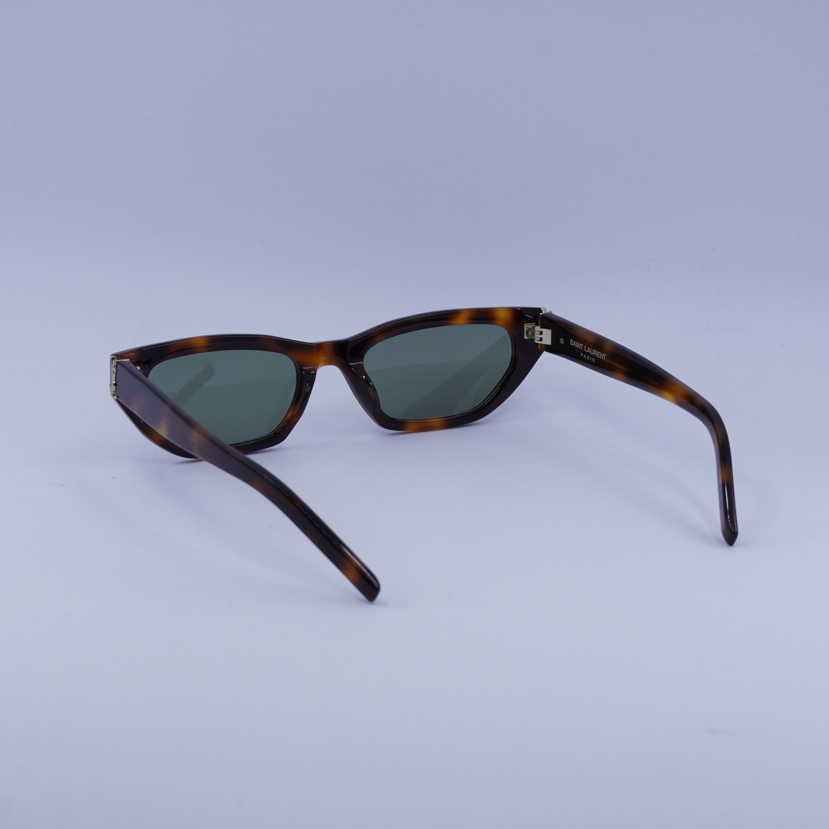 Saint Laurent Paris Saint Laurent SLM126 003 Sunglasses Havana Cat Eye Frame Size ONE SIZE - 6 Thumbnail