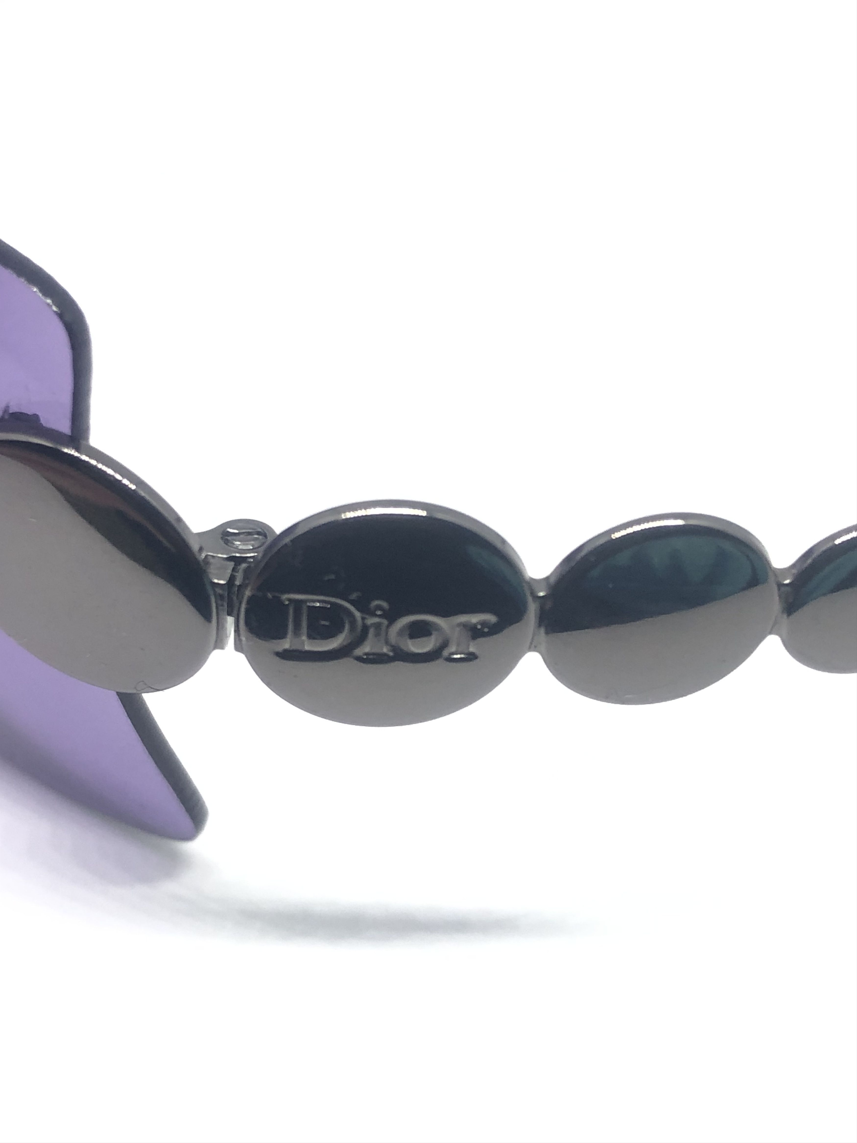 Chanel Authentic Christian Dior Purple Visor Millenium Sunglasses Size ONE SIZE - 8 Thumbnail