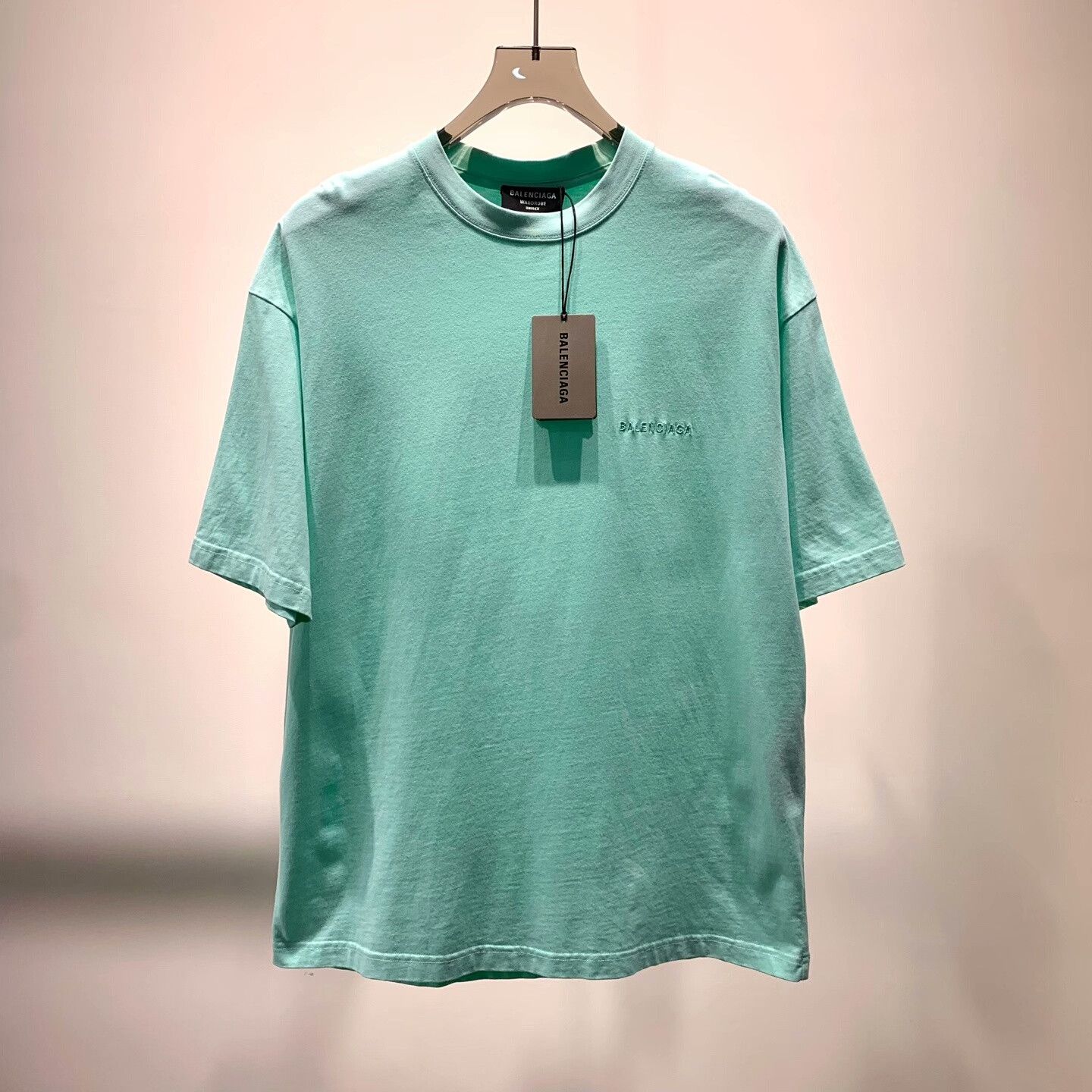 Balenciaga Balenciaga New Mint Green Short Sleeve Size US XS / EU 42 / 0 - 1 Thumbnail