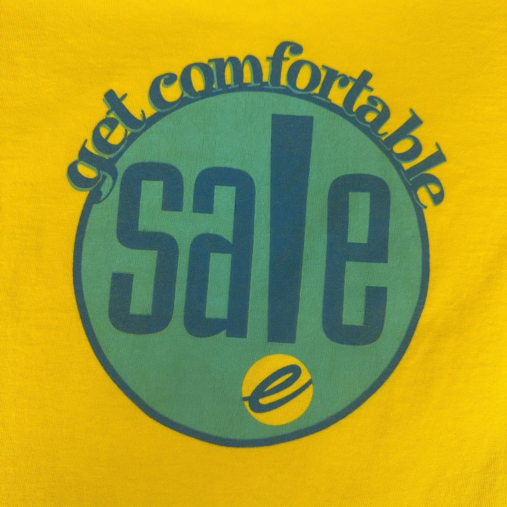 Delta Vintage 90s Easy Spirit Comfort Sale T-Shirt Bright Yellow P Size US L / EU 52-54 / 3 - 5 Thumbnail