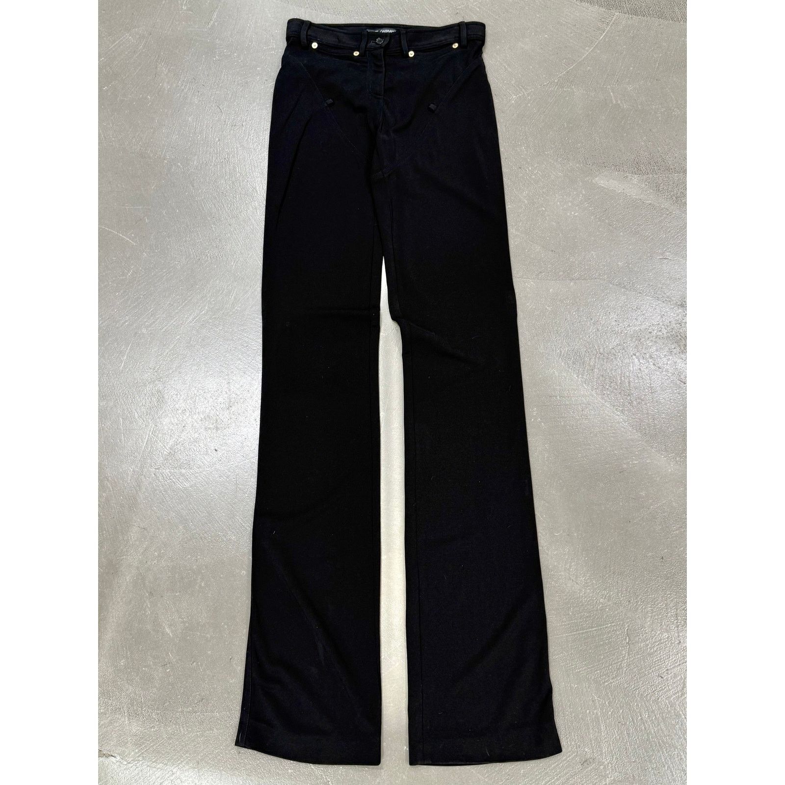 Dolce & Gabbana 2001 Dolce & Gabbana extra long iconic buckle cowboy pants Size 26" / US 2 / IT 38 - 3 Thumbnail