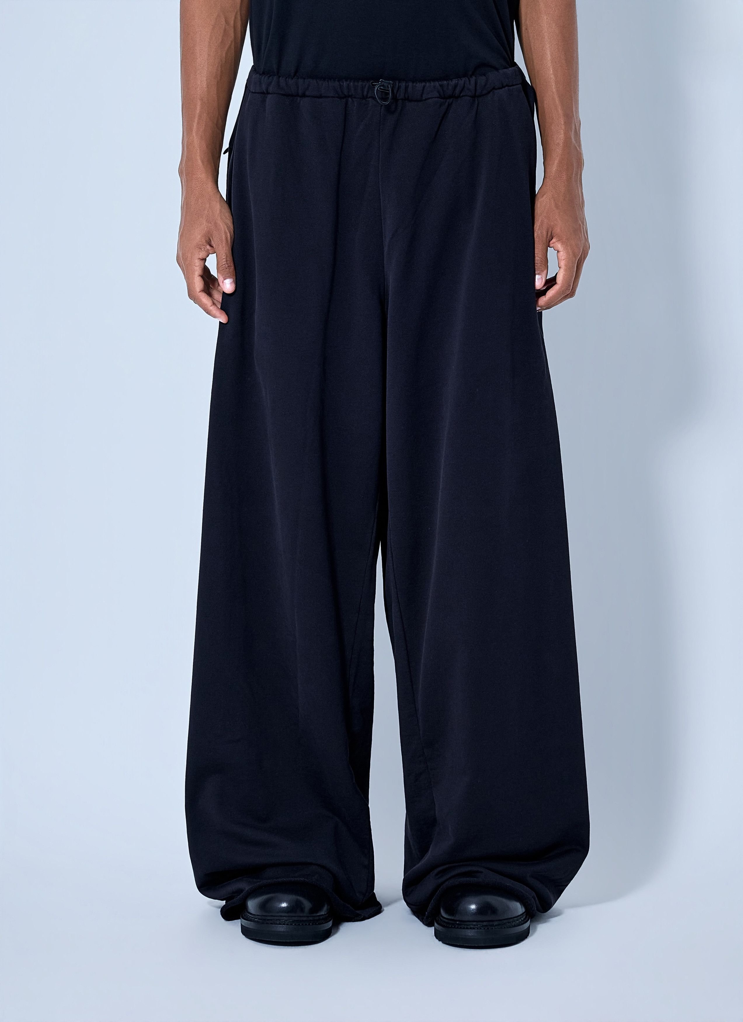 Kiko Kostadinov AW22 “Xolo” Antharas Wide Trousers Raven Black