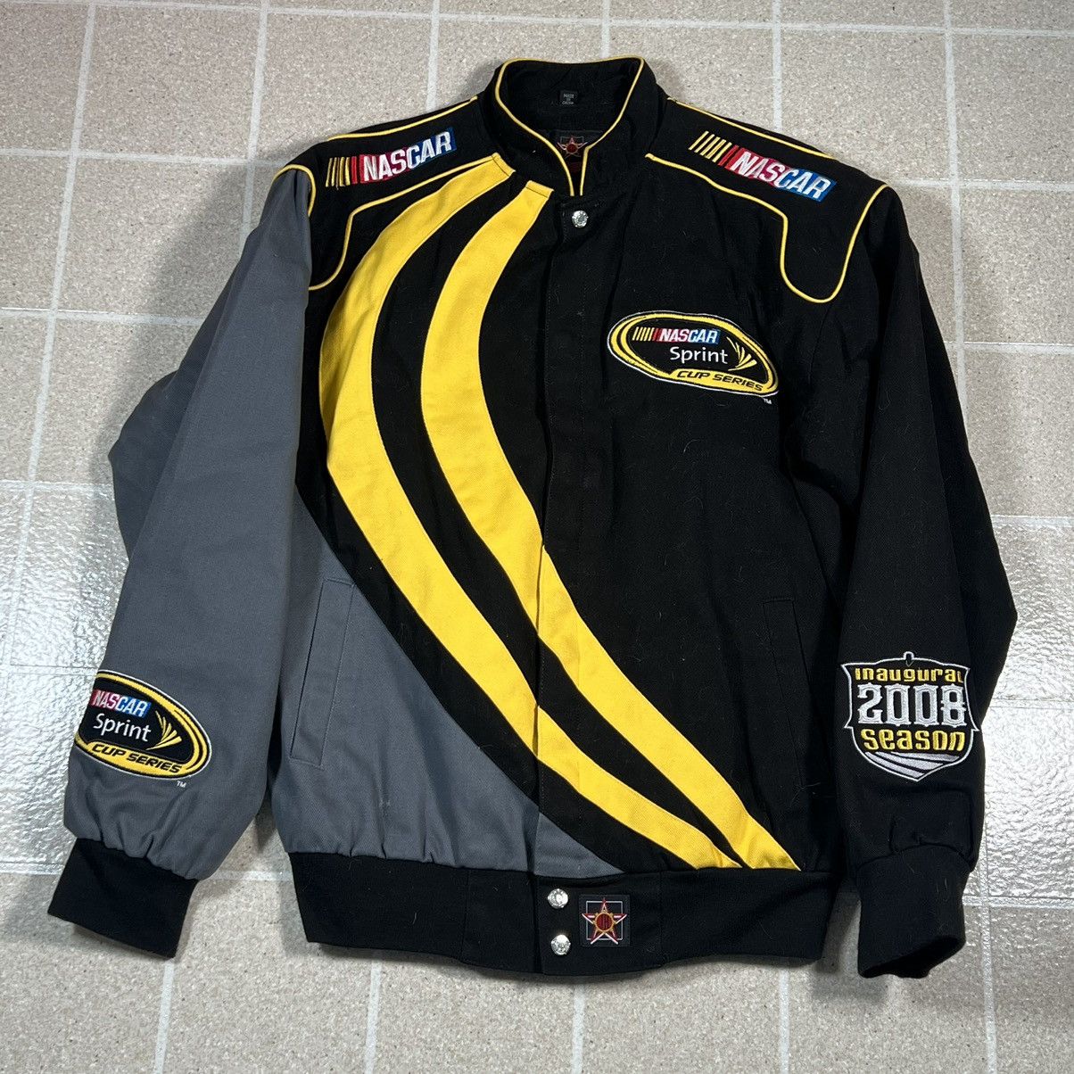Chase Authentics × JH Design × NASCAR JH Design Nascar Sprint Cup 08 Series Racing Jacket Black Size US S / EU 44-46 / 1 - 1 Thumbnail