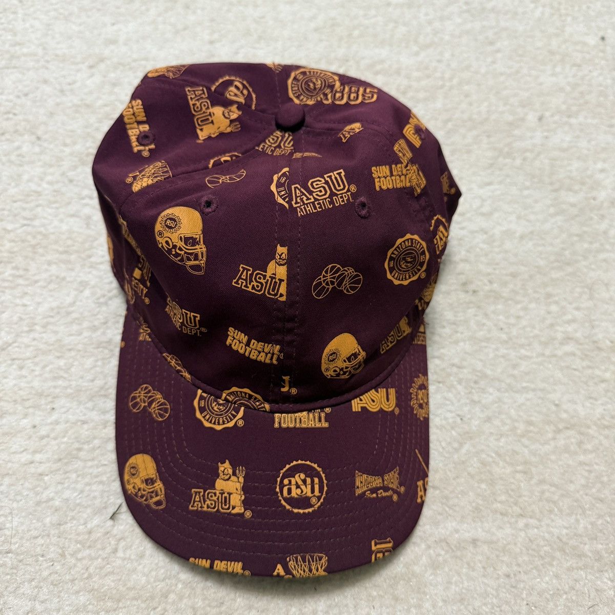 Adidas SAMPLE Adidas Arizona State Sun Devils ASU Hat Unreleased Size ONE SIZE - 2 Thumbnail