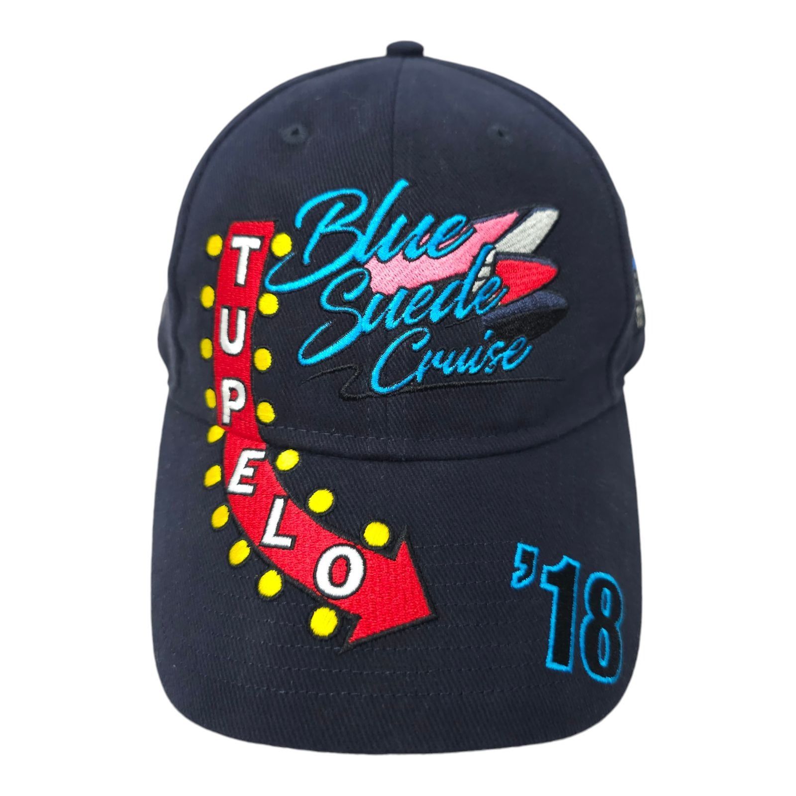 Other Tupelo MS Blue Suede Cruise 2018 Elvis Classic Cars Cap Hat Size ONE SIZE - 1 Thumbnail