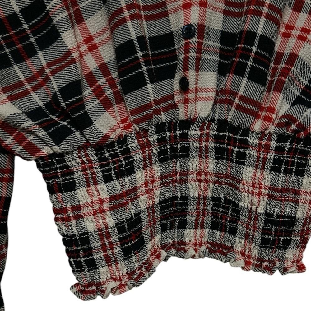 Ardene Ardene Red and Black Plaid Blouse Size S / US 4 / IT 40 - 3 Thumbnail