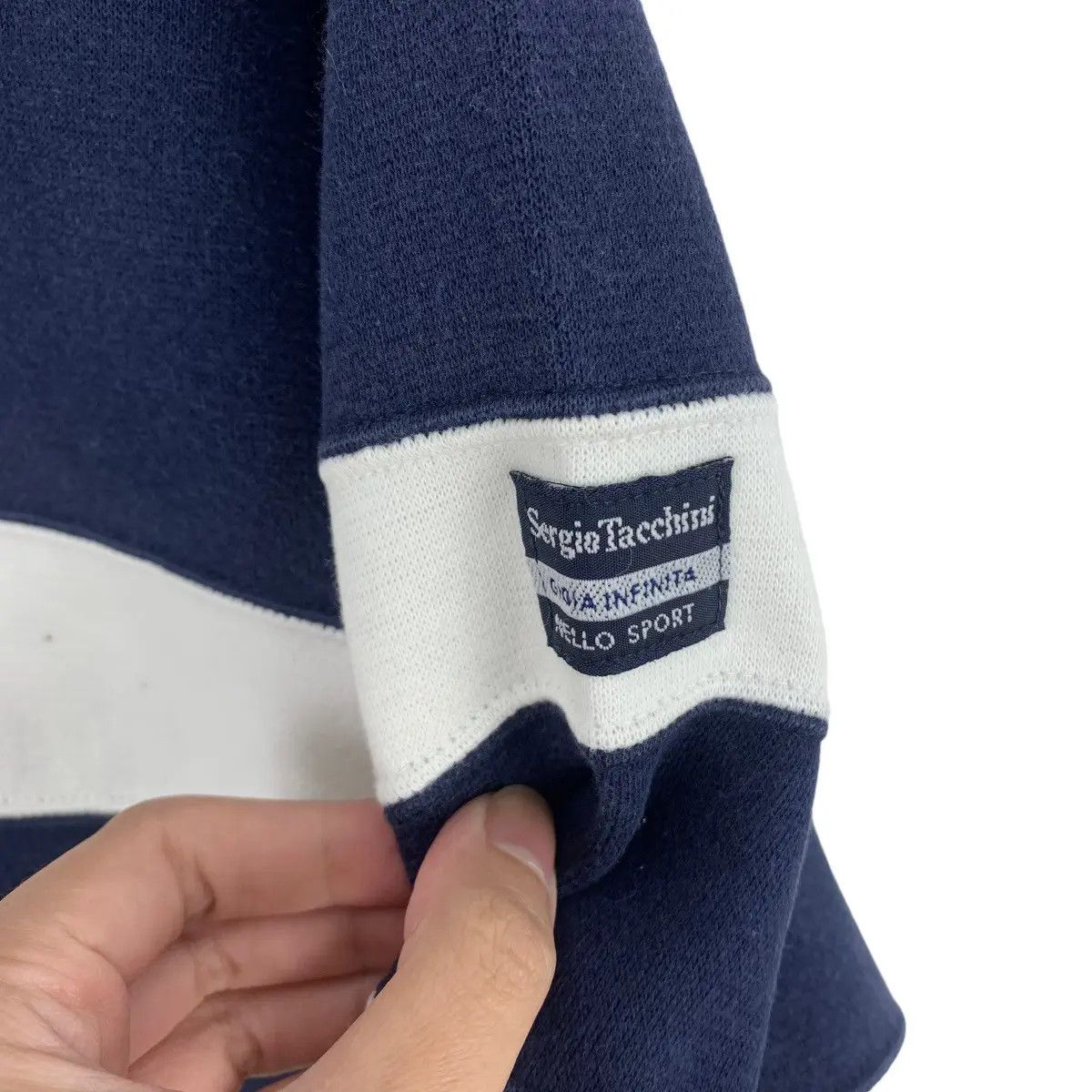 Sergio Tacchini Vintage 90’ SERGIO TACCHINI ITALY Stock Logo Striped Size M / US 6-8 / IT 42-44 - 7 Thumbnail
