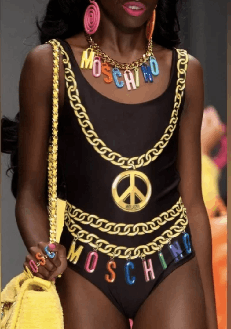 Moschino Moschino Swimsuit Bathing Suit Bodysuit One Piece Swimwear L Size L / US 10 / IT 46 - 8 Thumbnail