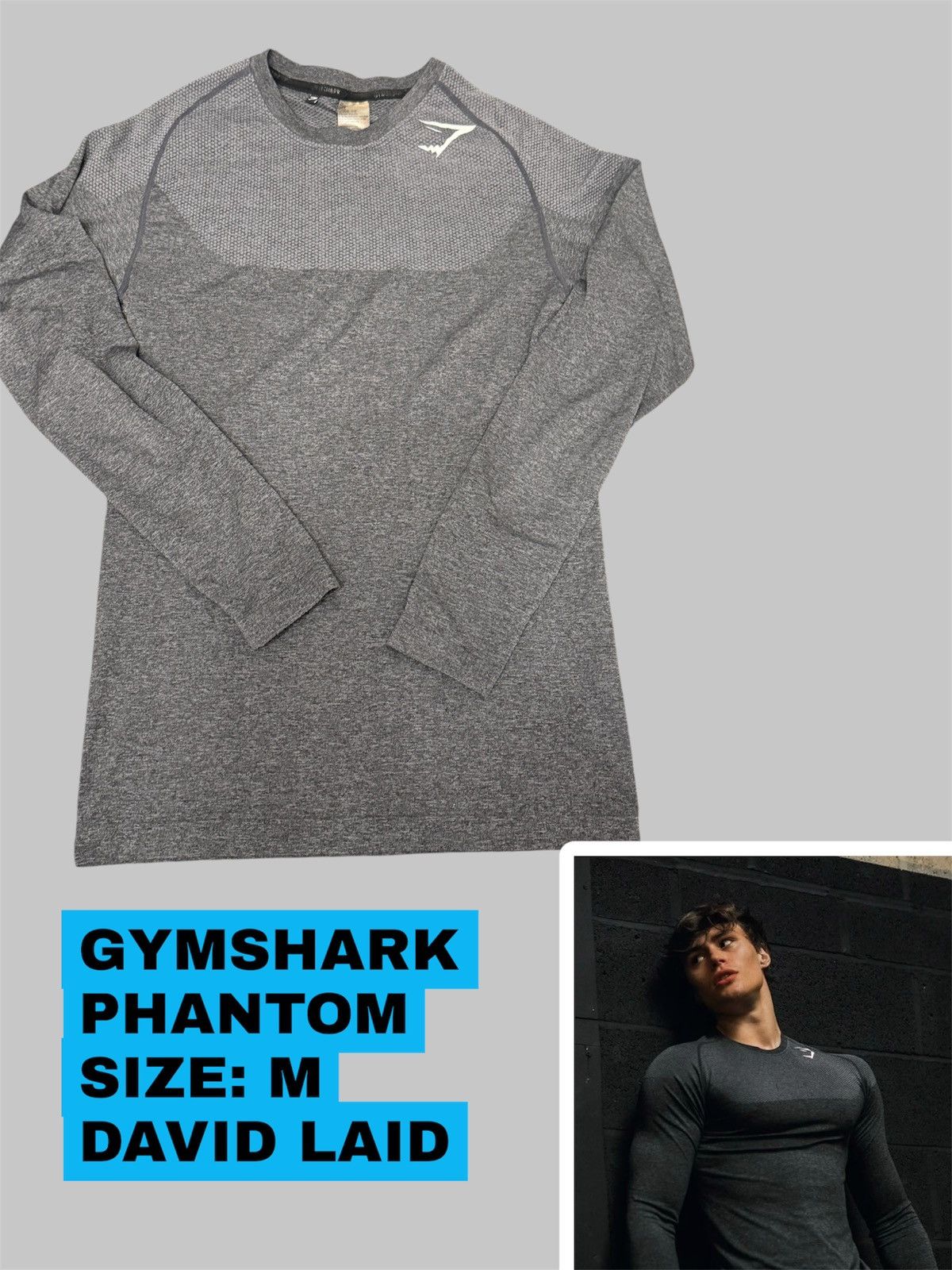 Gymshark Long sleeve Gymshark Phantom David Laid Rare size M Size US M / EU 48-50 / 2 - 1 Thumbnail