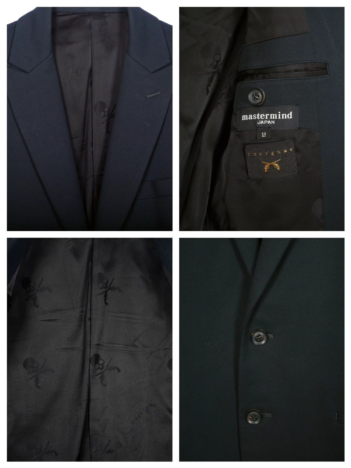 Mastermind Japan mastermind JPN x Roarguns crystal skull guns back blazer 2 Size US M / EU 48-50 / 2 - 8 Thumbnail