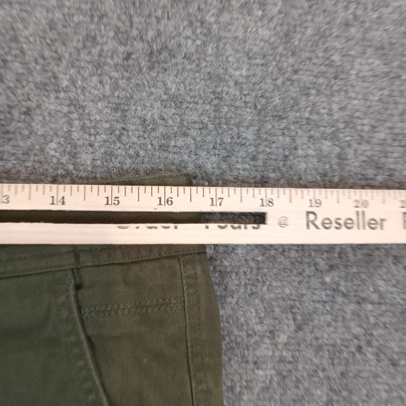 Vintage Publish Mens Pants Size 34x26 Green Joggers Zip Pocket Elastic Waist Casual Comfort Knit Polyester Slim/Regular Fit Tapered Front Flat Front Size US 34 / EU 50 - 6 Thumbnail