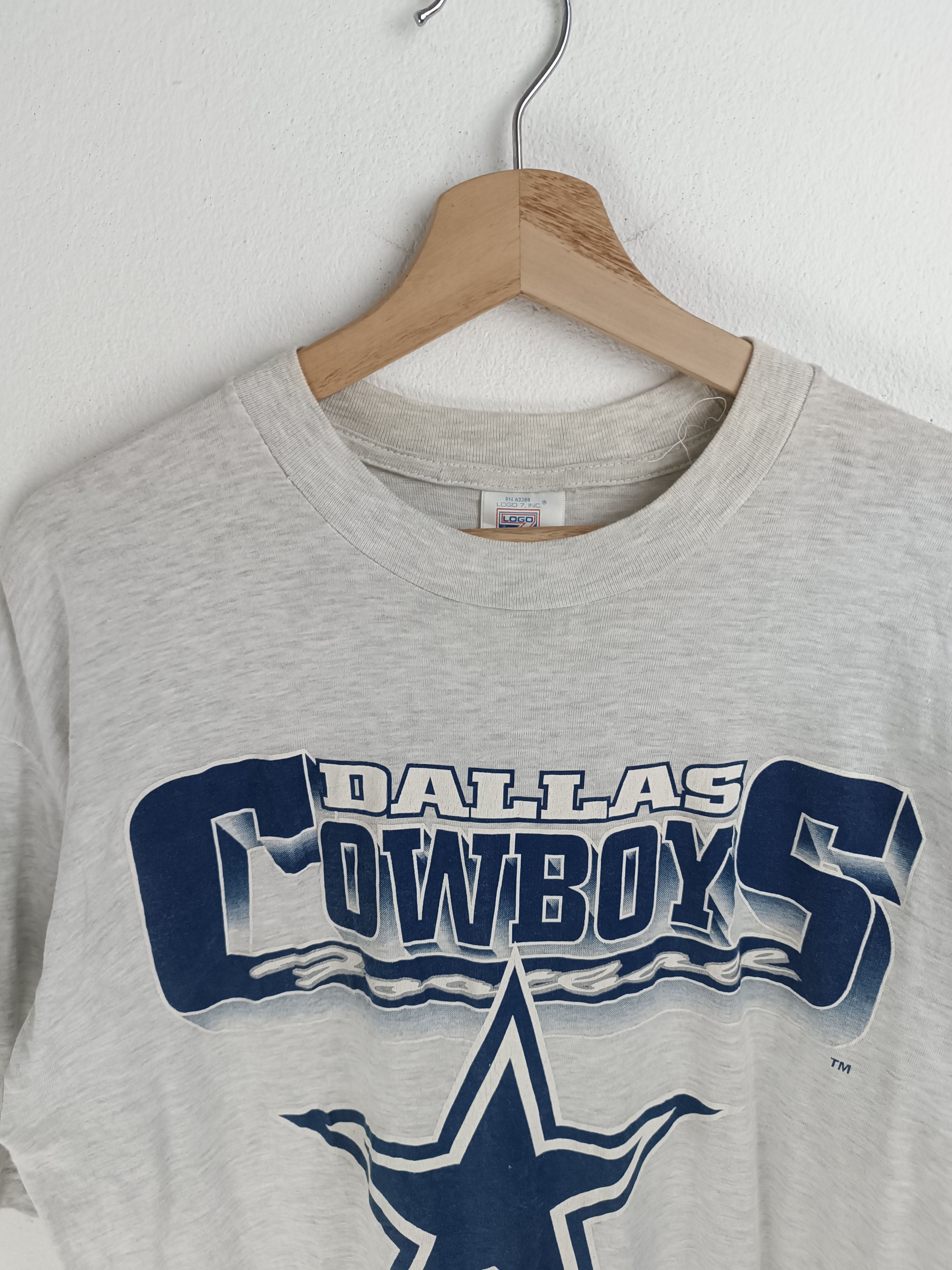 NFL VINTAGE 90'S DALLAS COWBOYS FOOTBALL TEE mavericks wings Size US L / EU 52-54 / 3 - 10 Thumbnail