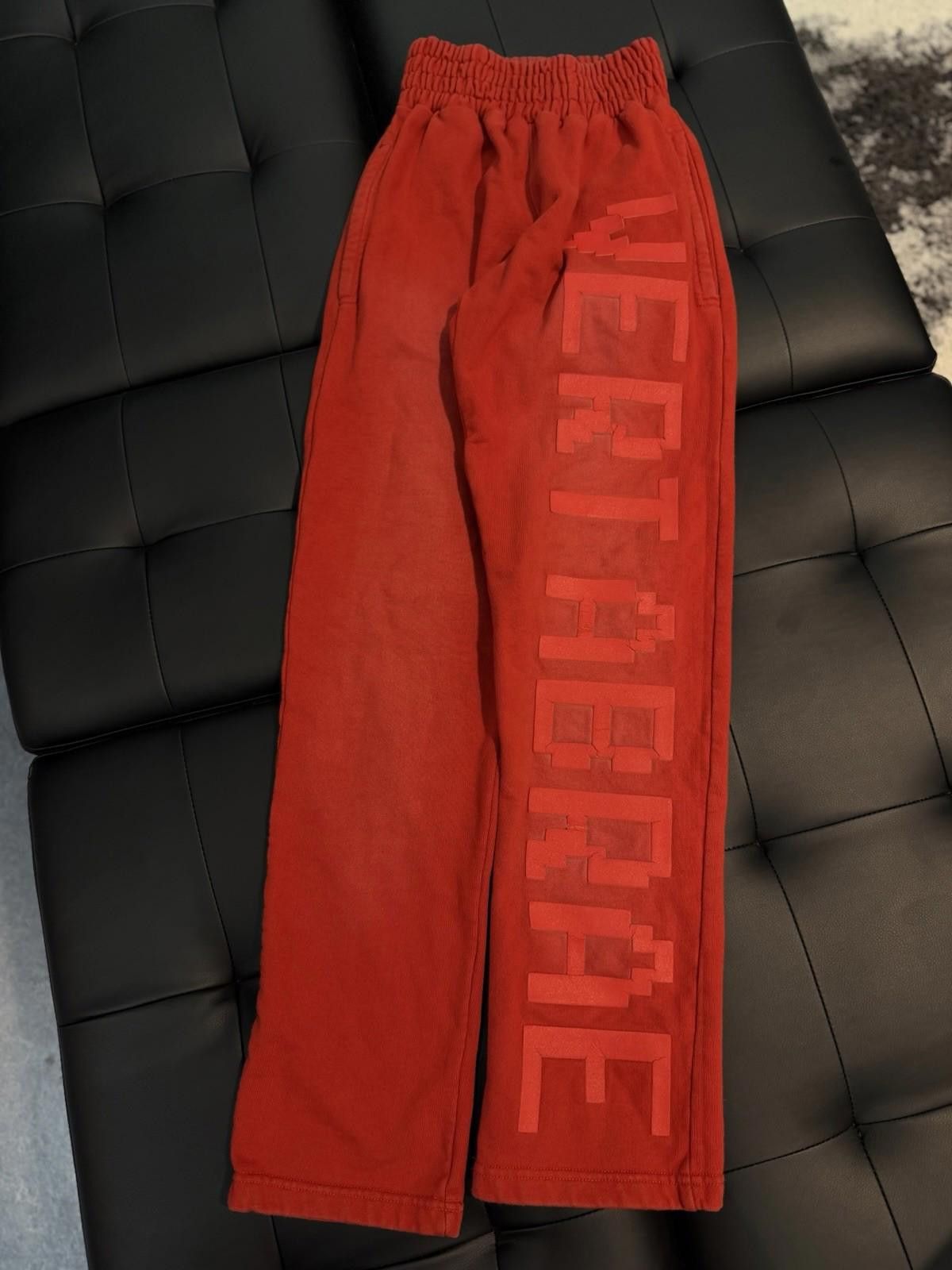 Vertabrae Vertebrae Red Sweatpants Adult Size Small 100% Authentic Size US 30 / EU 46 - 1 Thumbnail