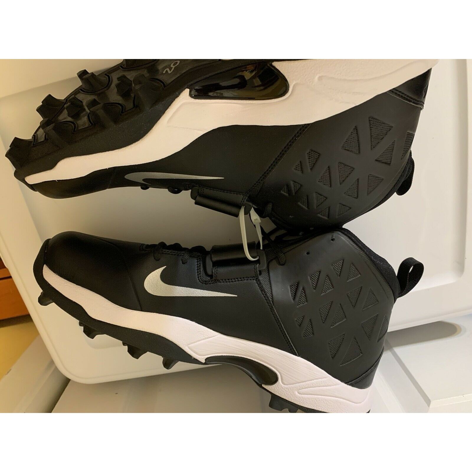 Nike Nike Flywire Zoom Code Elite Black/Silver Football Cleats 60 Size US 15 / EU 48 - 9 Thumbnail