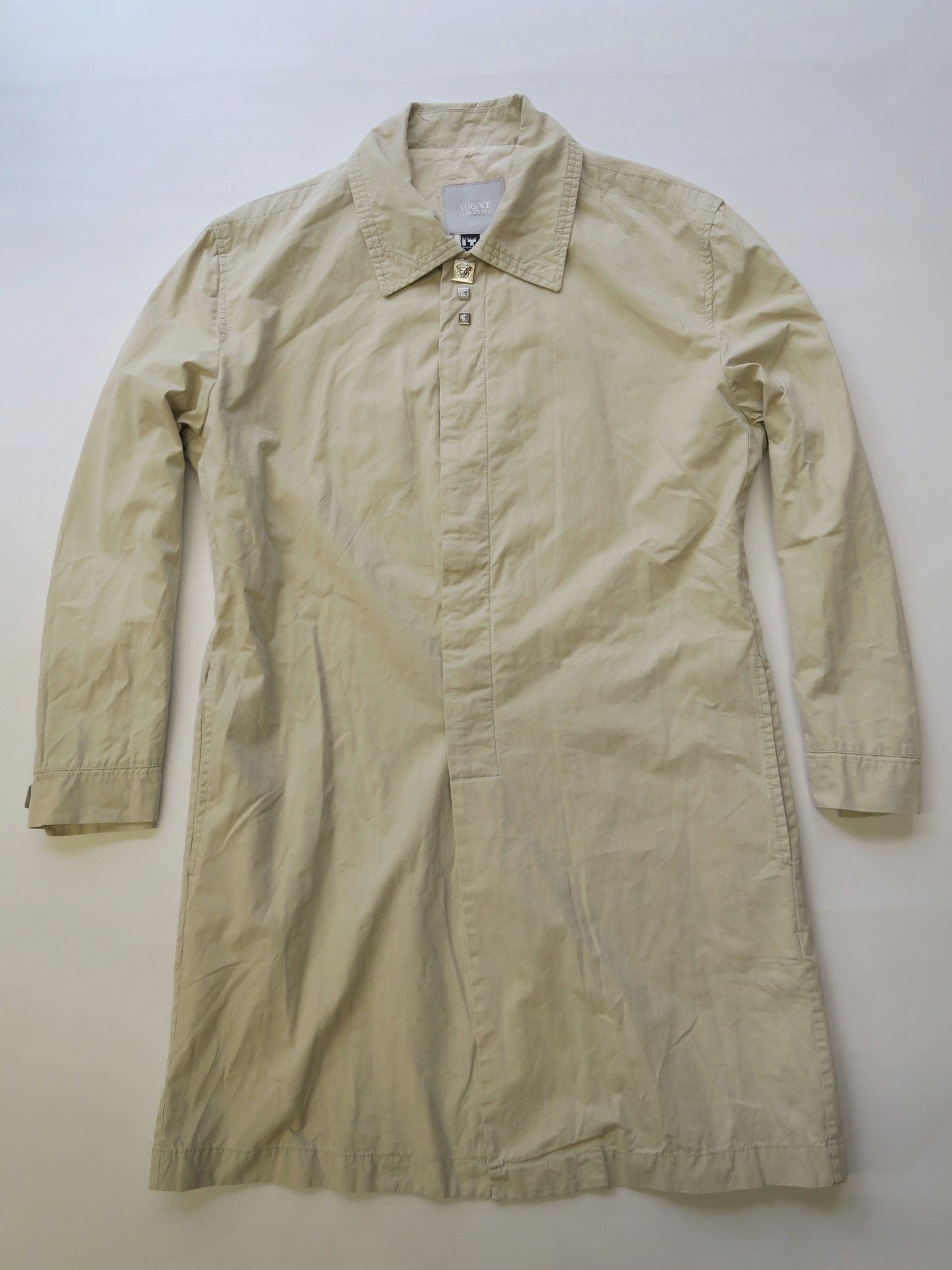 image of Versace Light Coat M in Beige, Men's (Size Medium)