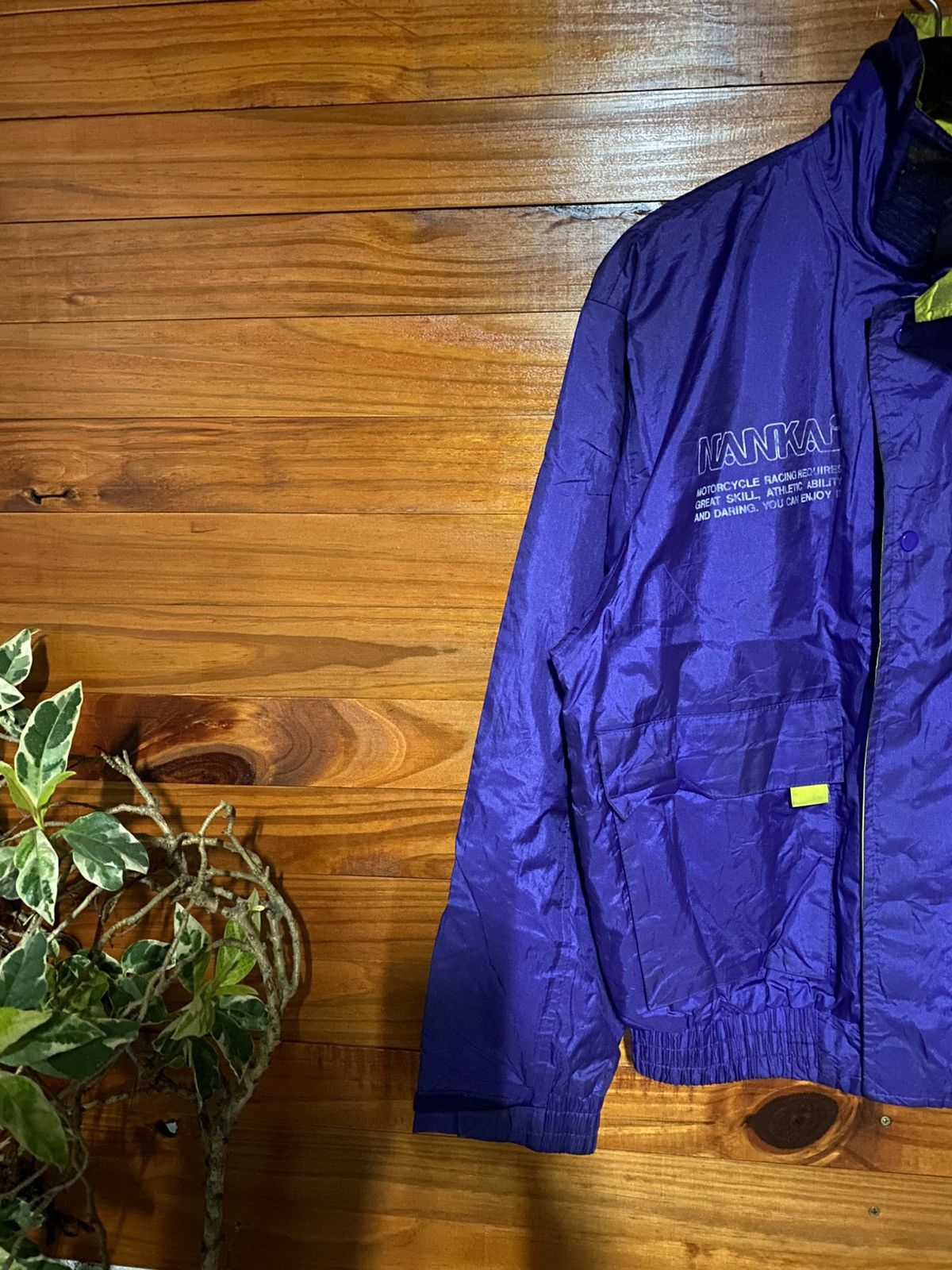 Japanese Brand Vintage NANKAI Motorcycle Racing Jacket Purple Windbreaker Size US L / EU 52-54 / 3 - 6 Thumbnail