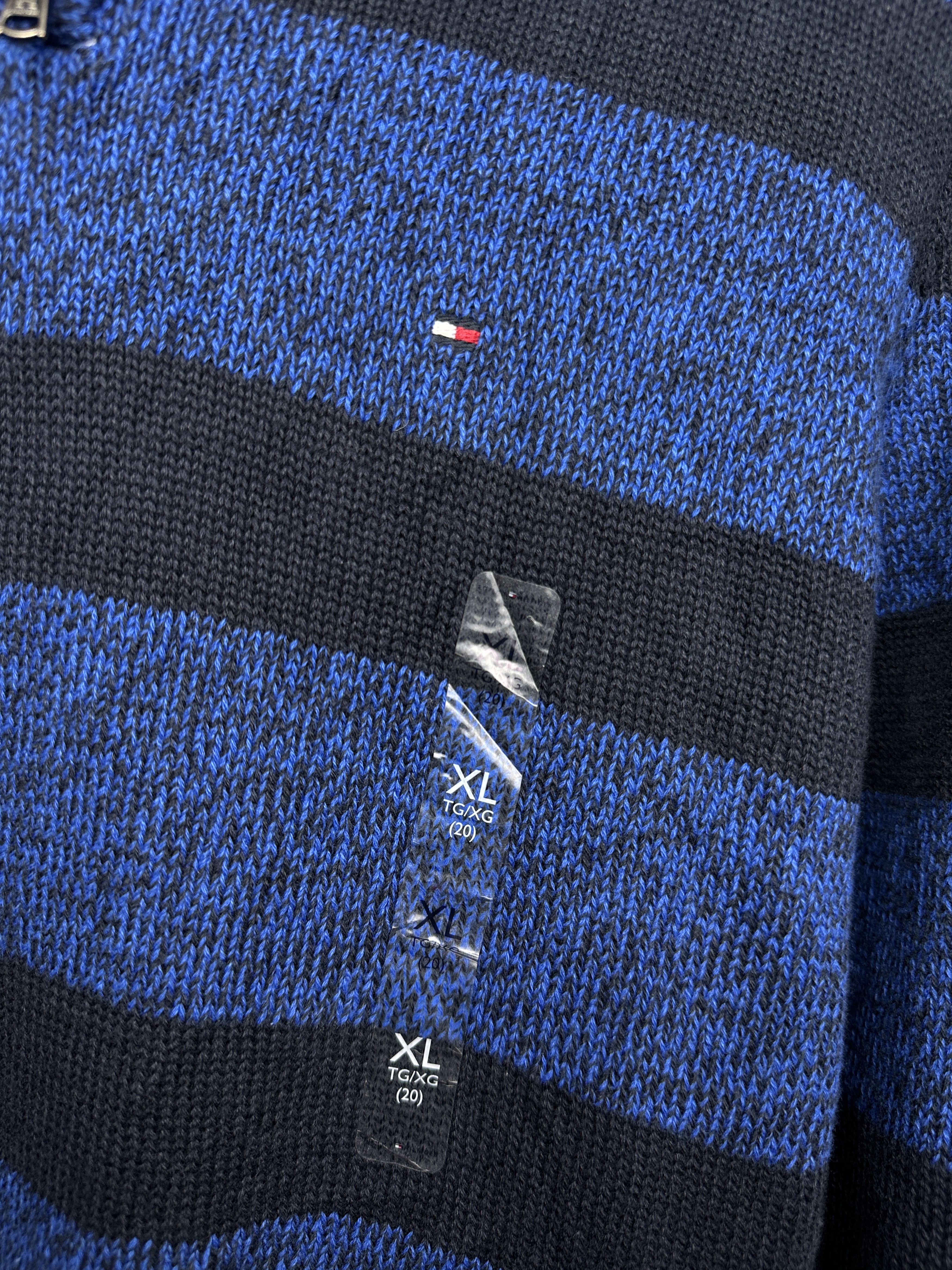 Tommy Hilfiger × Vintage NEW Tommy Hilfiger Vintage Mens Knit 1\4 Zip Sweater Size US S / EU 44-46 / 1 - 3 Thumbnail