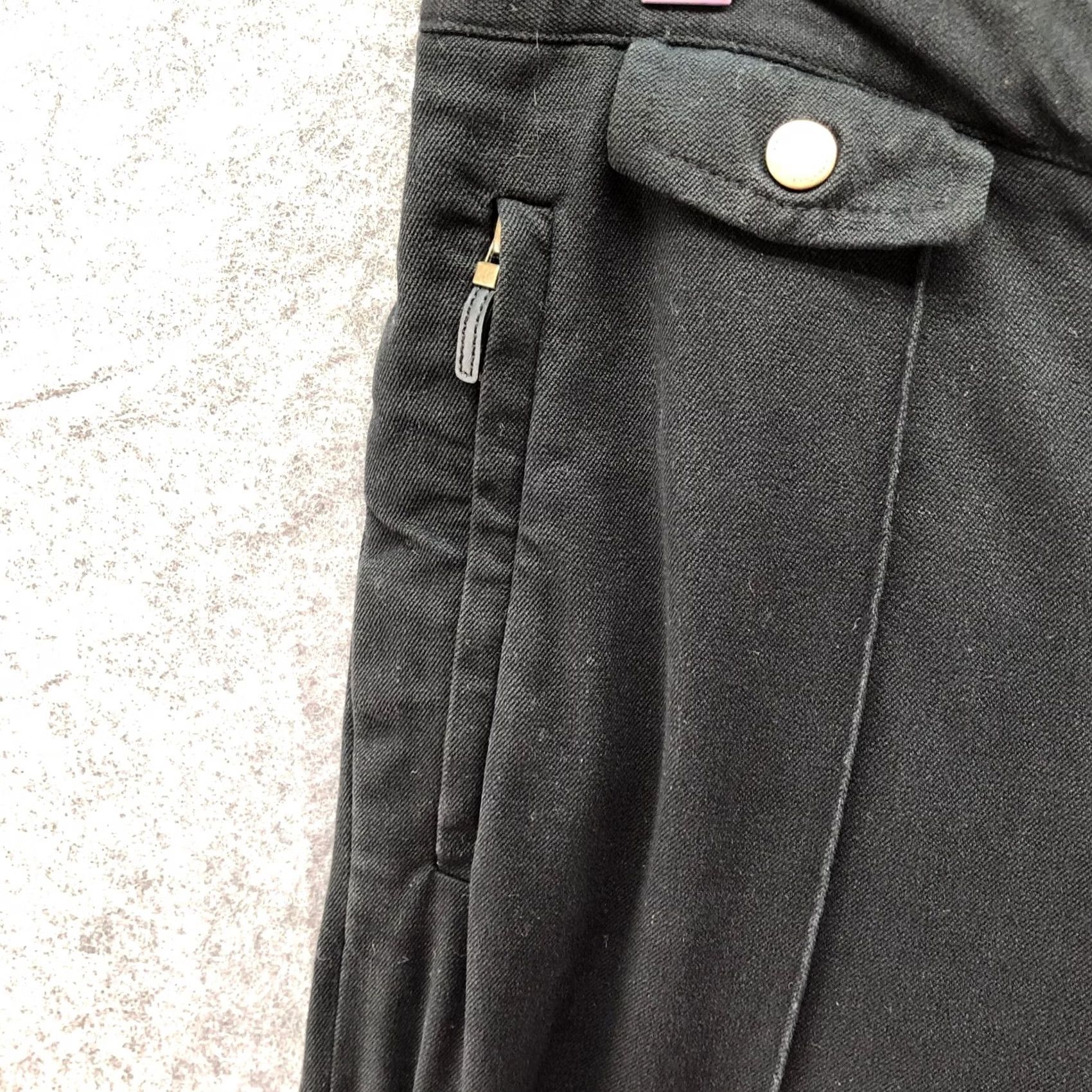 Ralph Lauren VINTAGE? No Title: Lauren Ralph Lauren Trouser Pants Womens 6P Black Straight Front Seam Stretch Size 28" / US 6 / IT 42 - 5 Thumbnail