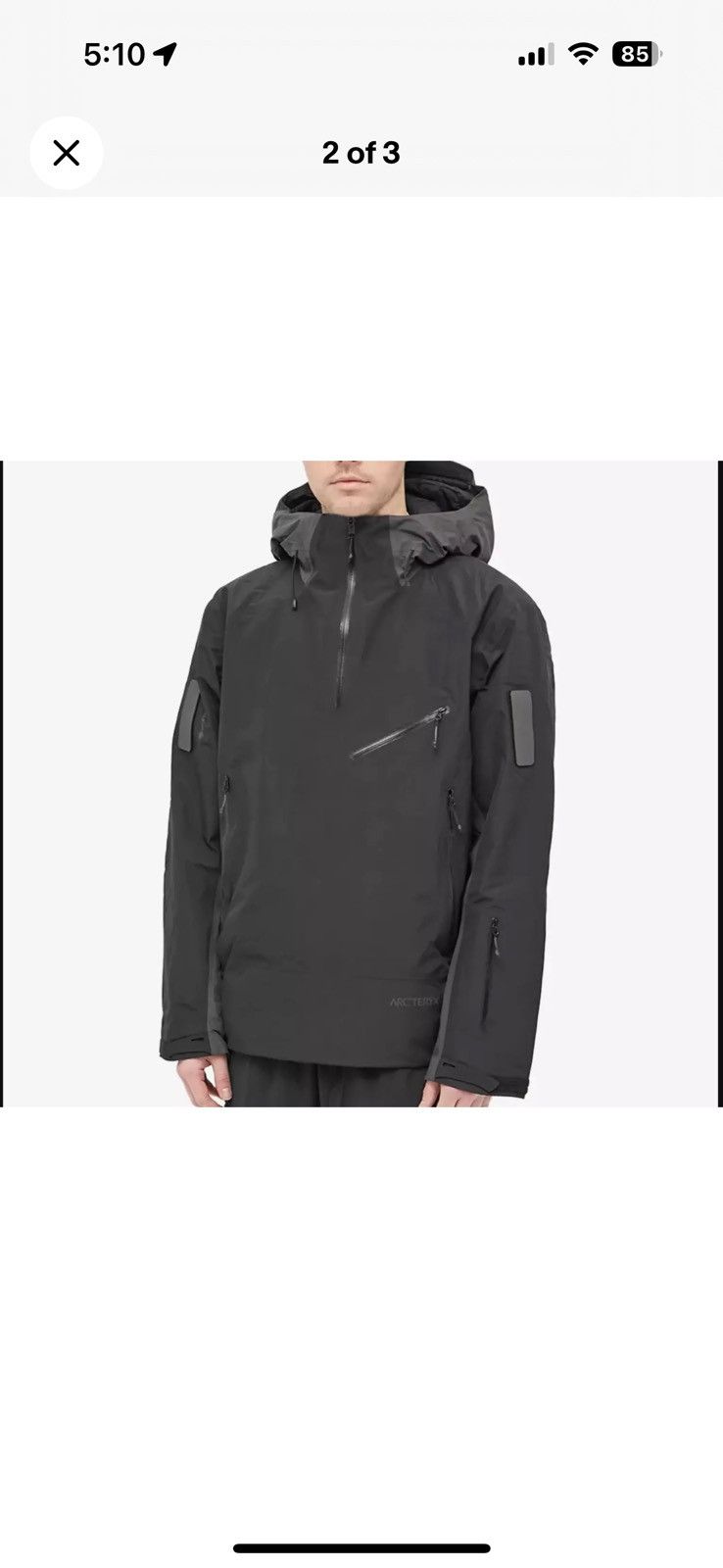 Arc'teryx ARCTERYX SYSTEM A AXIS INSULATED BLACK JACKET GORE-TEX Size US M / EU 48-50 / 2 - 9 Thumbnail