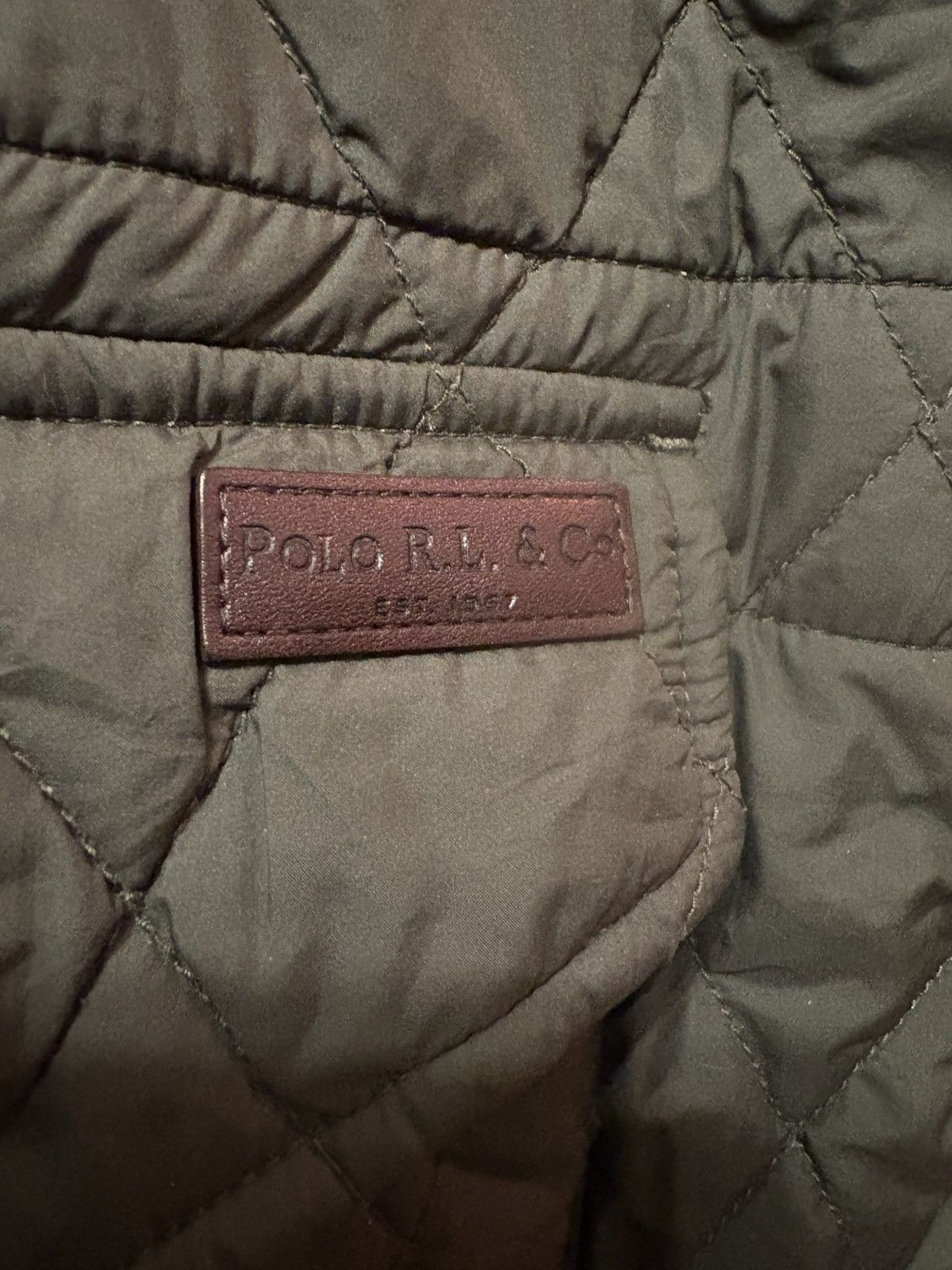 Polo Ralph Lauren Ralph Lauren Polo Vest Beaton Quilted Olive Size US XXL / EU 58 / 5 - 3 Thumbnail