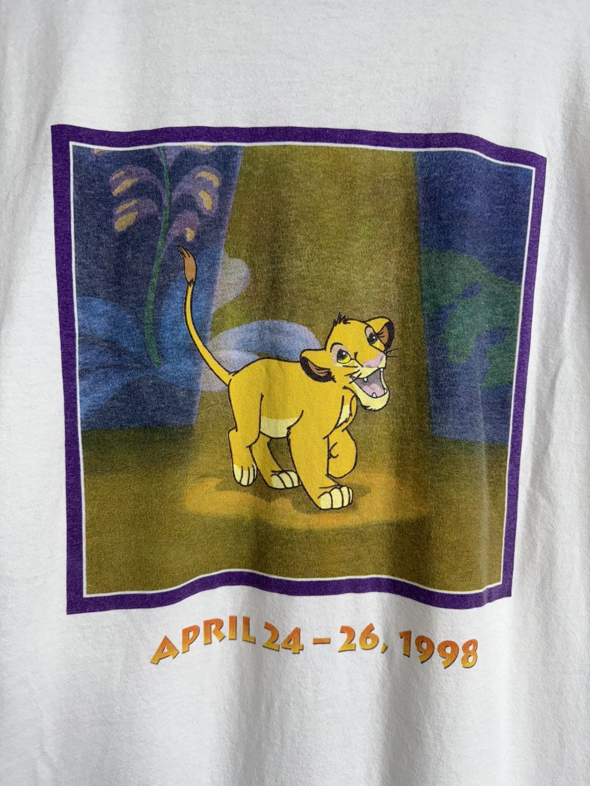 Vintage 90’s Vintage Lion King Disney Movie Tee Shirt Large Size US L / EU 52-54 / 3 - 3 Thumbnail