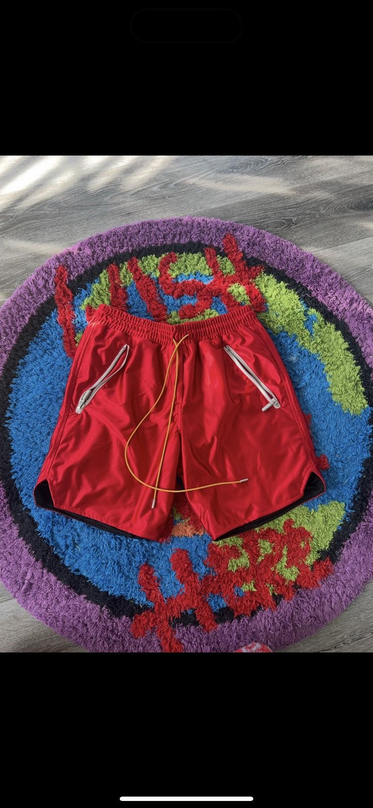 Rhude Rhude Satin Basketball Short Size US 31 - 1 Thumbnail