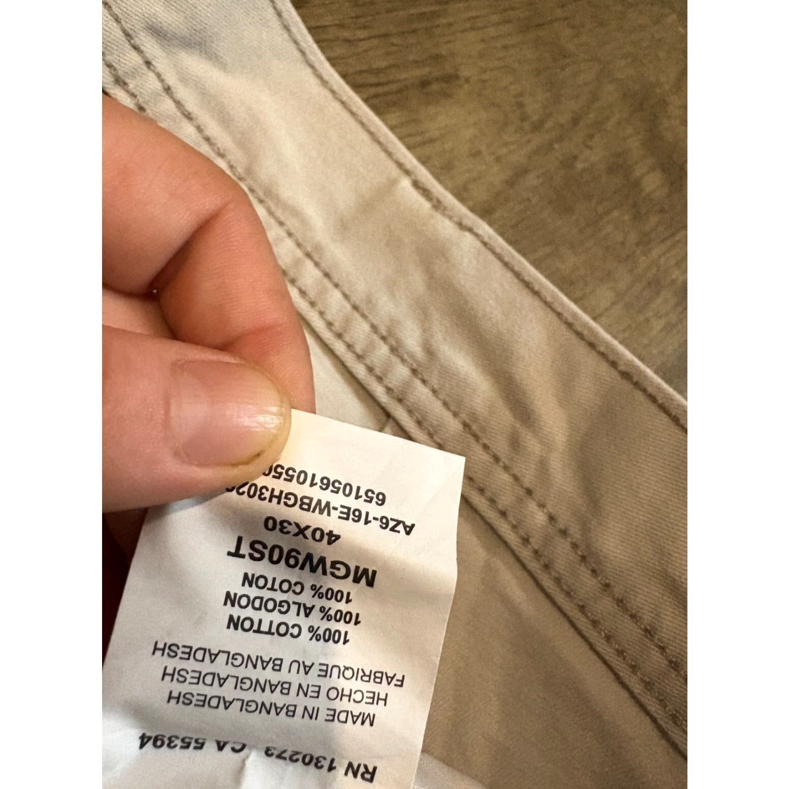 Wrangler **Wrangler Mens Cargo Pants Khaki 40 x 30 Work Hunting Cotton** User: Wrangler Mens Cargo Pants Khaki 40 x 30 Work Hunting Cotton Size US 40 / EU 56 - 5 Thumbnail